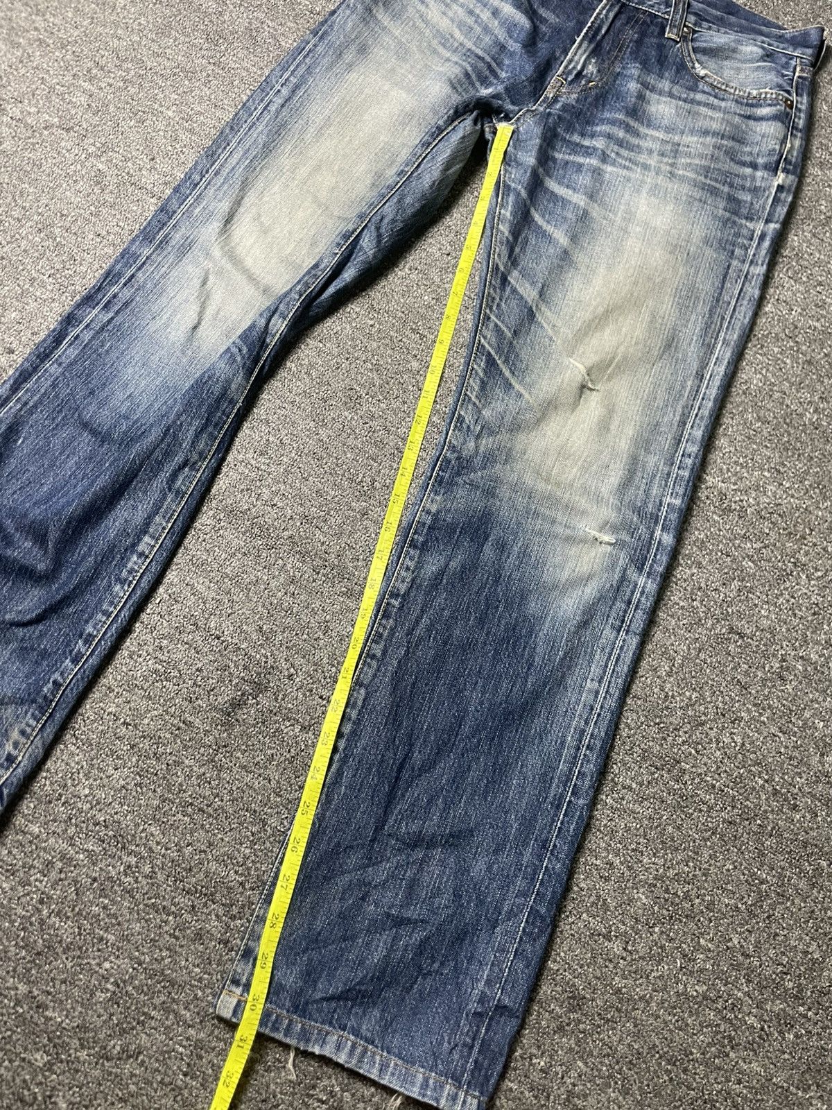 Japanese Brand × Uniqlo × Vintage UNIQLO Brand Straight Cut Jeans (91) Size US 32 / EU 48 - 6 Thumbnail