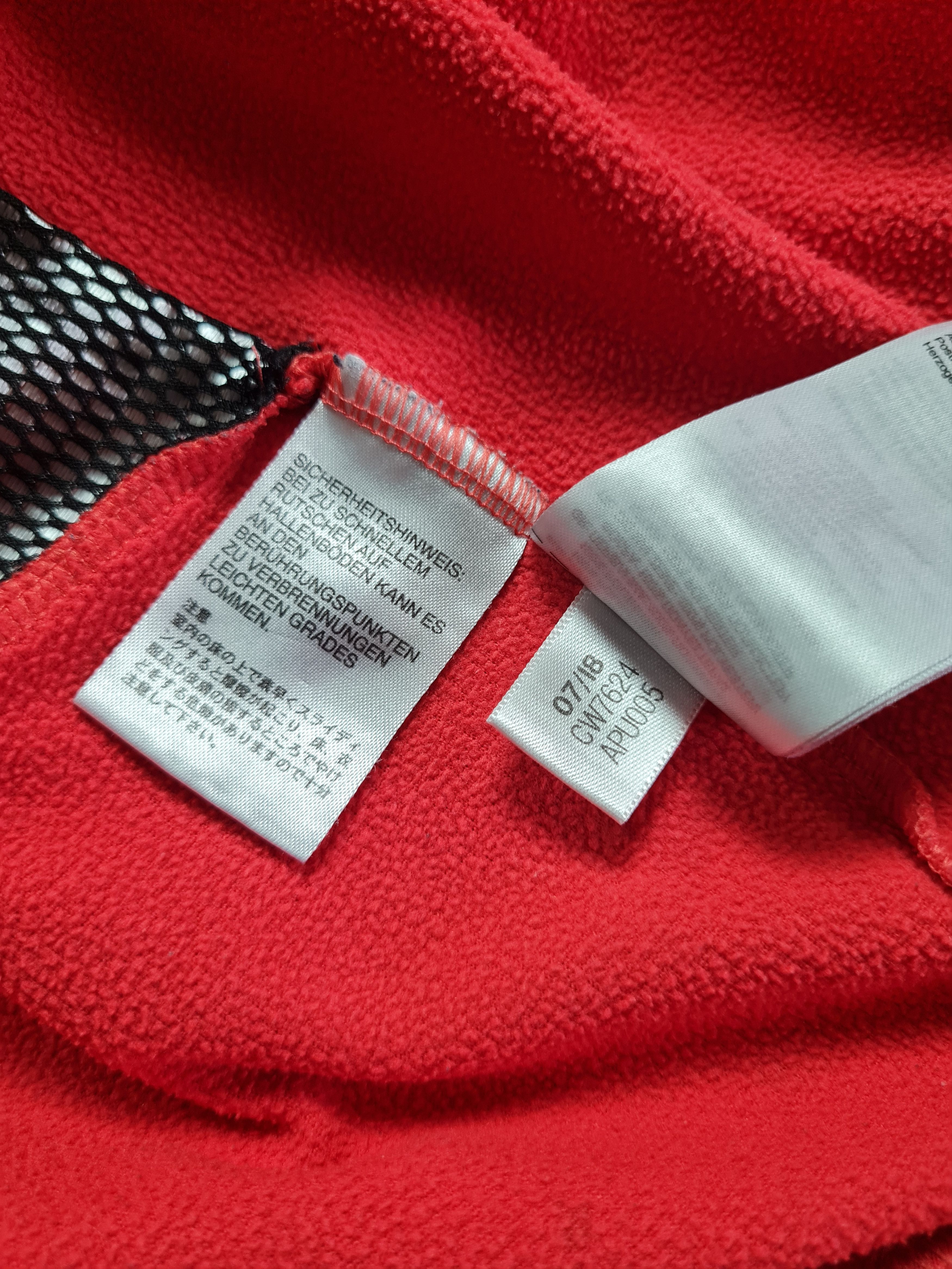Adidas Adidas 2018-19 Manchester United 1/4 Zip Hooded Training Top Size US L / EU 52-54 / 3 - 5 Thumbnail