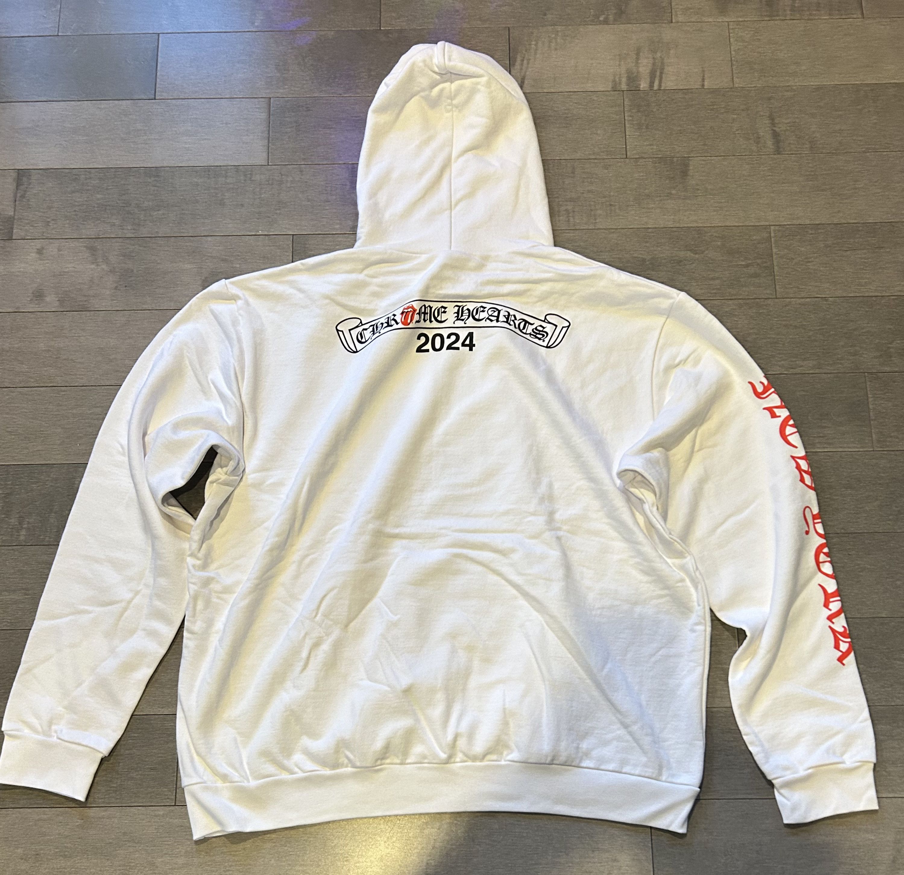 Chrome Hearts Chrome Hearts x Rolling Stones NY Hoodie White Size US XL / EU 56 / 4 - 2 Thumbnail
