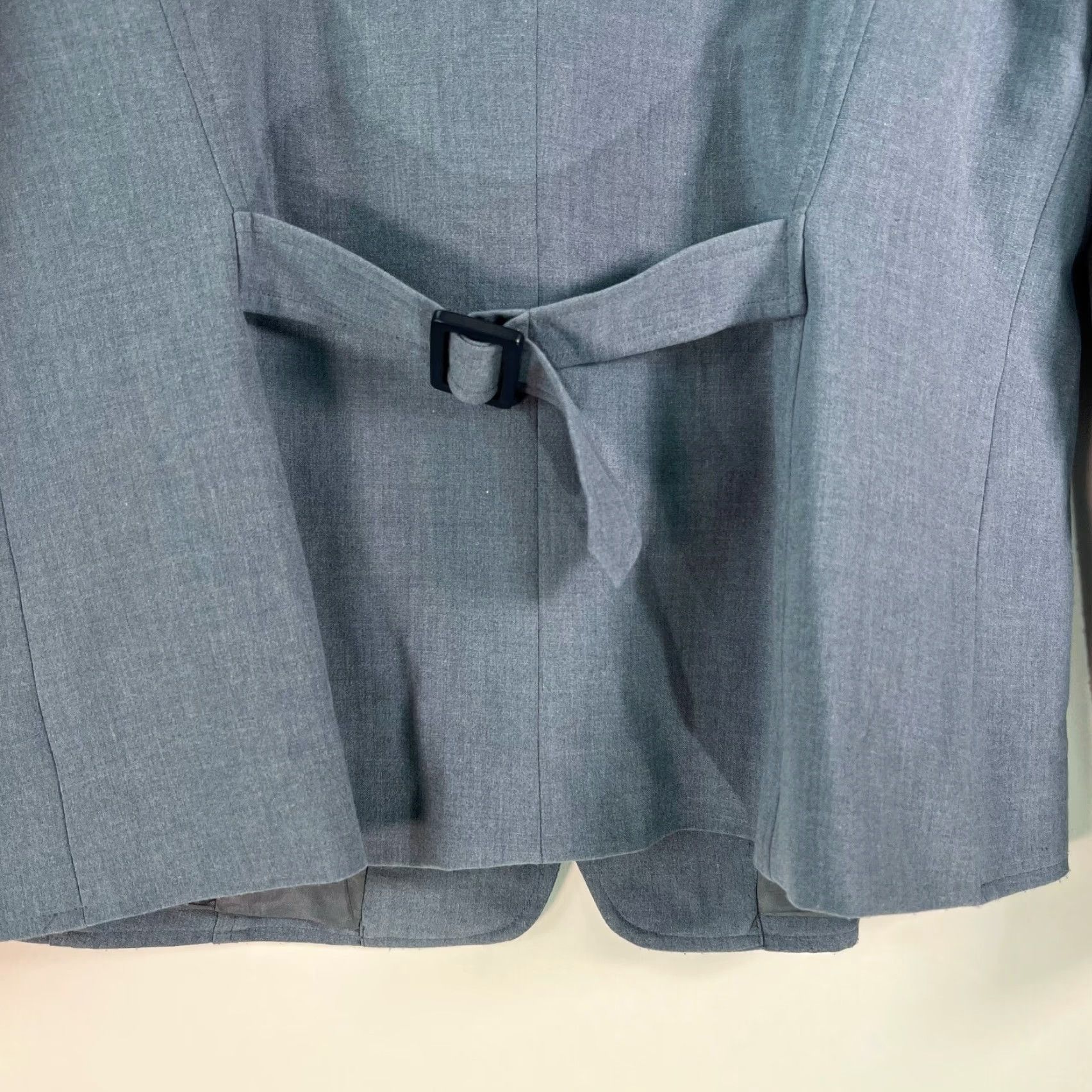 Vintage Jones Wear Blazer Shirt Women Notch Lapel Stretch Blue Jacket 12 Adult Regular Long Sleeve 26" 42" Chest Vintage No N/A Size XL / US 12-14 / IT 48-50 - 5 Thumbnail