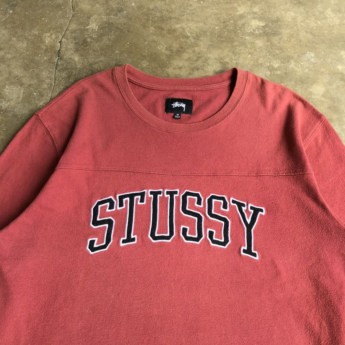 Stussy Stussy Kent Football Embroidery Longslevee Tee Size US XL / EU 56 / 4 - 3 Thumbnail