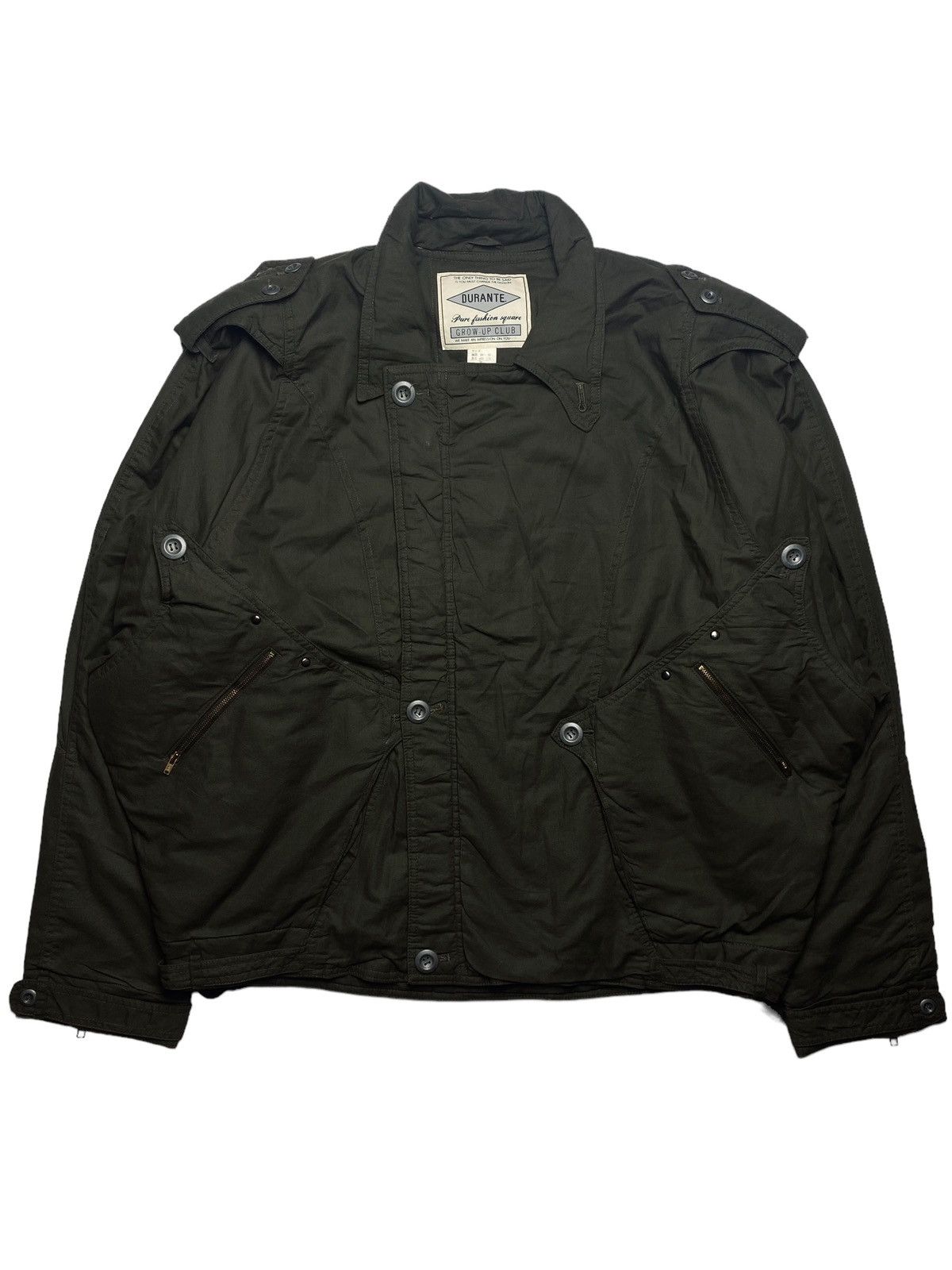 image of If Six Was Nine x Le Grande Bleu L G B 1980S Durante - Armored Jacket in Green, Men's (Size Large)