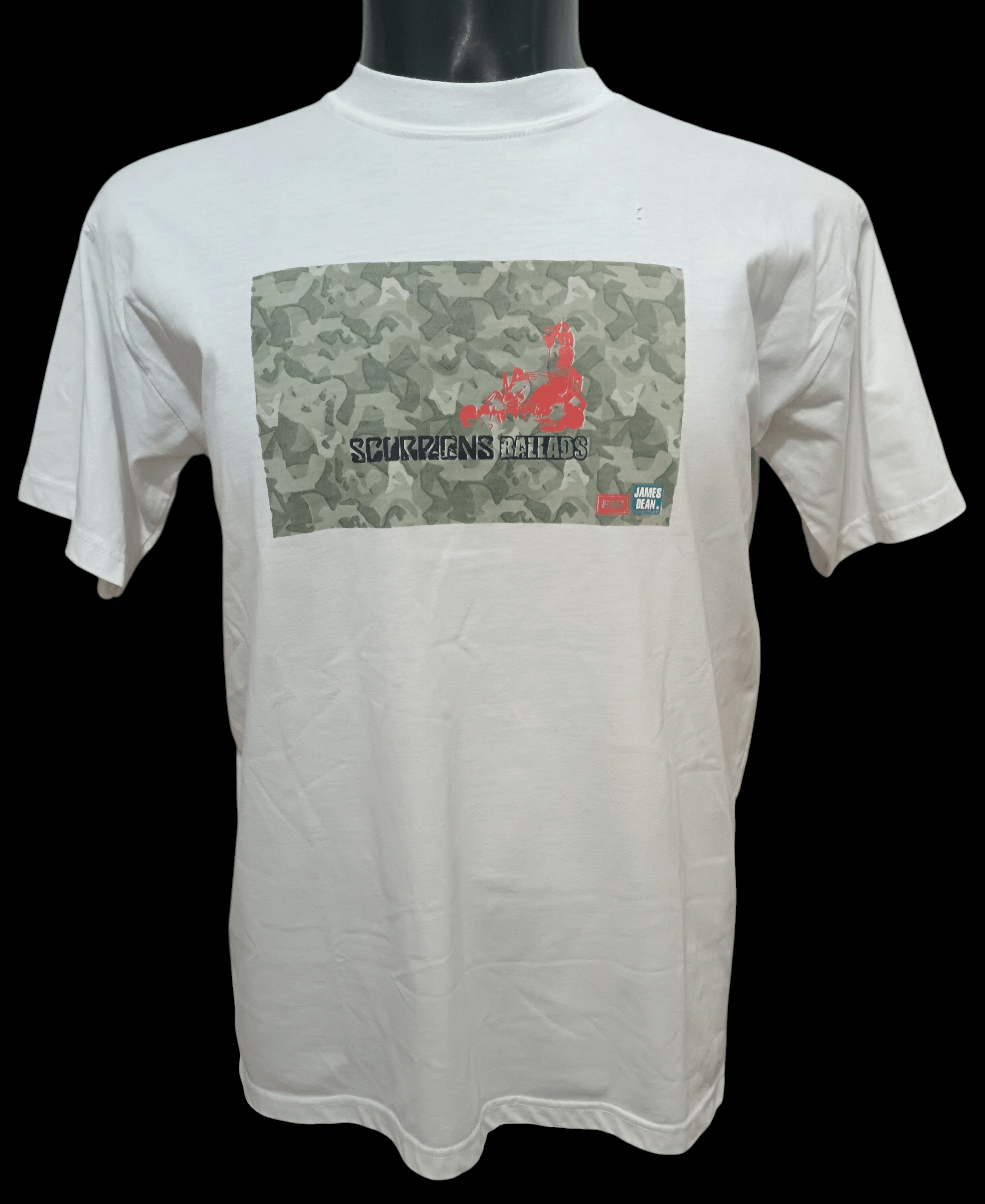 Band Tees × Vintage VINTAGE 90S JAMES DEAN X EMI SCORPIONS BALLADS SHIRT Size US L / EU 52-54 / 3 - 1 Thumbnail