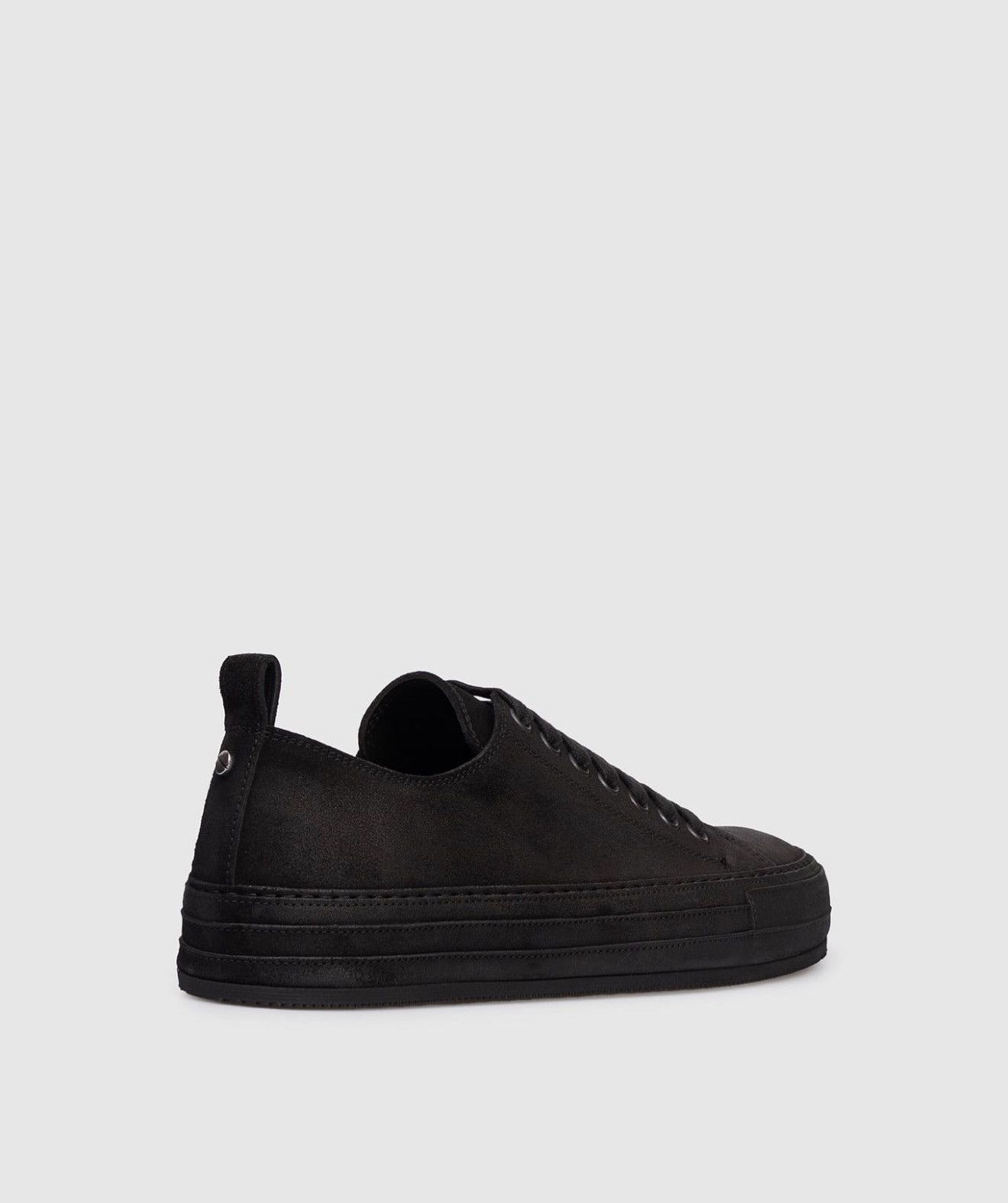 Ann Demeulemeester Ann Demeulemeester Gert Crosta Black Suede Sneakers Size US 11 / EU 44 - 3 Thumbnail