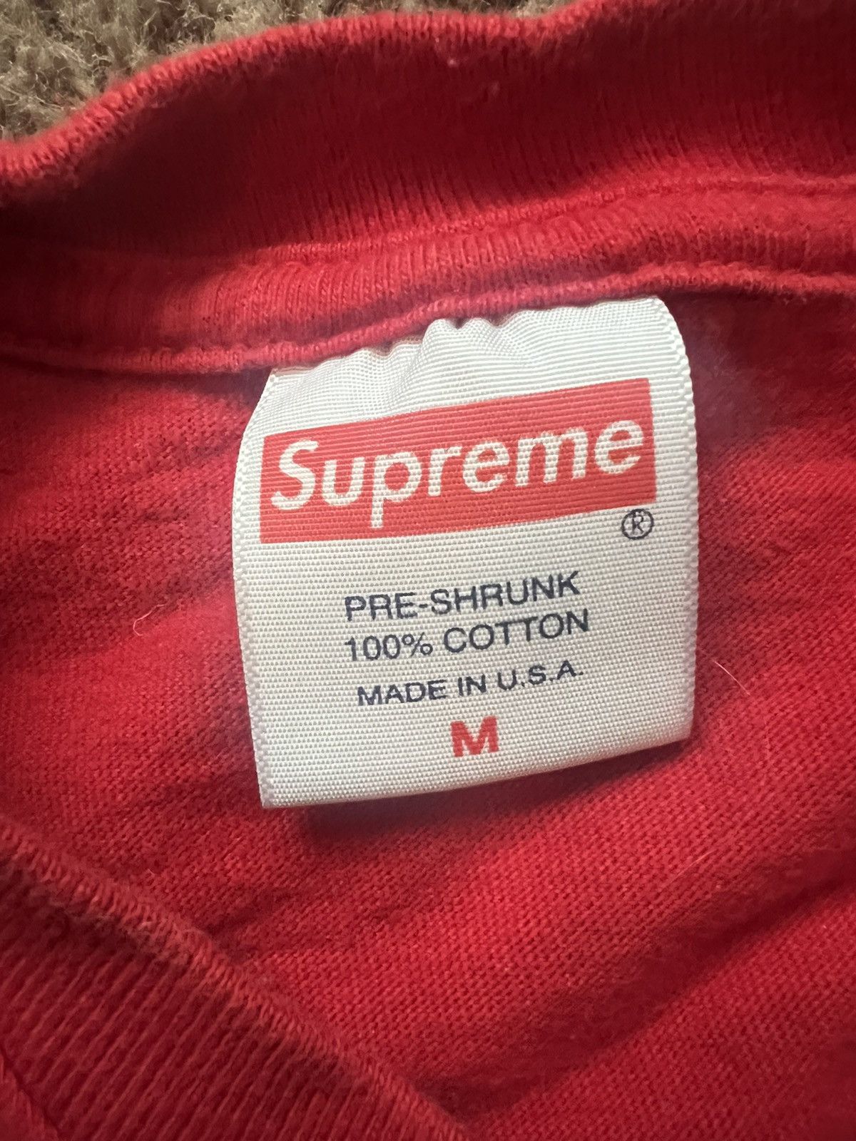 Supreme SS18 Red Cards Tee Size US M / EU 48-50 / 2 - 4 Thumbnail