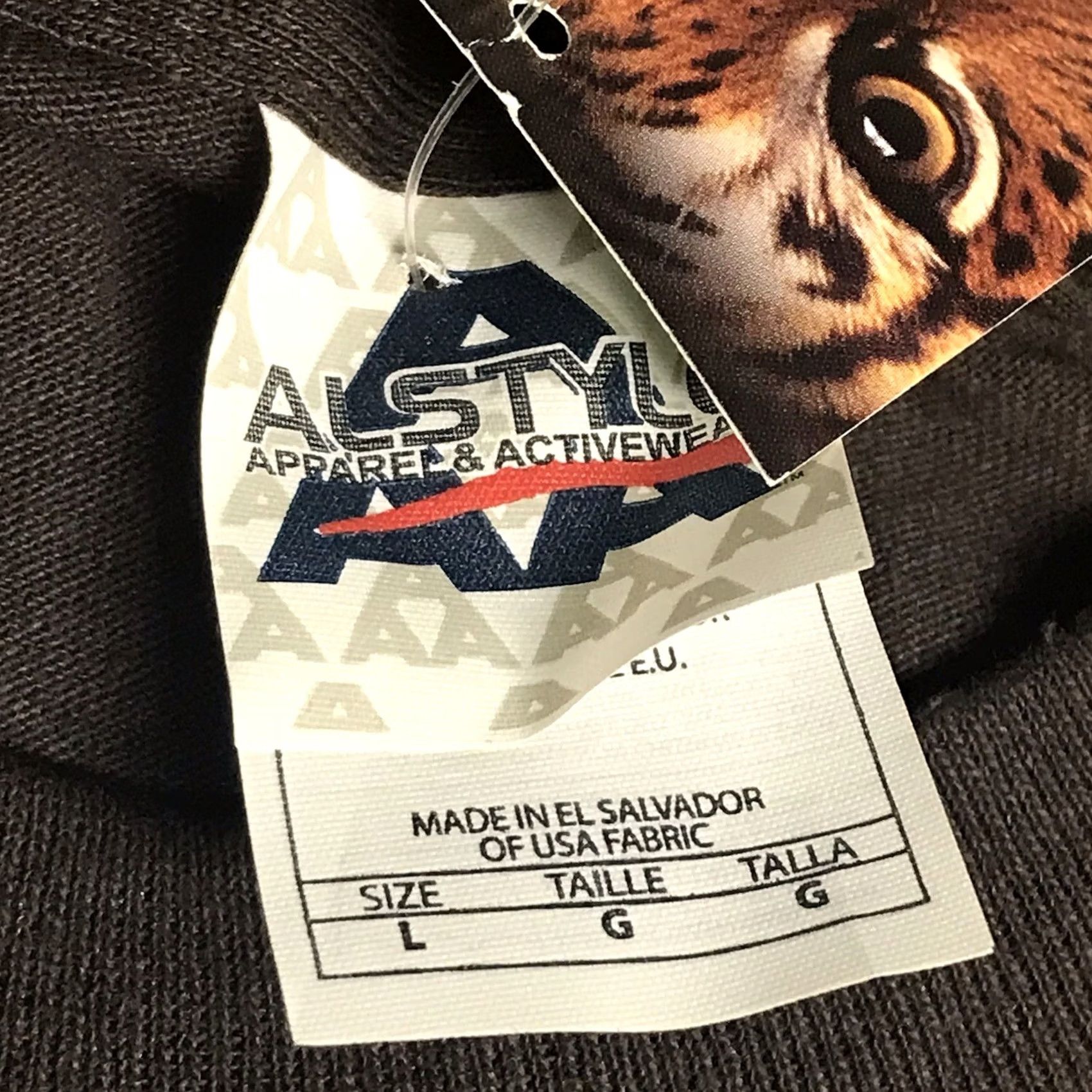 Vintage VINTAGE Alstyle Men T-Shirt Tribal Bengal Tiger Graphic Preshrunk Short Sleeve L Brown Crew Neck 2000s Y2K Wildlife Retro Tigers Logo Mens Size US L / EU 52-54 / 3 - 2 Thumbnail