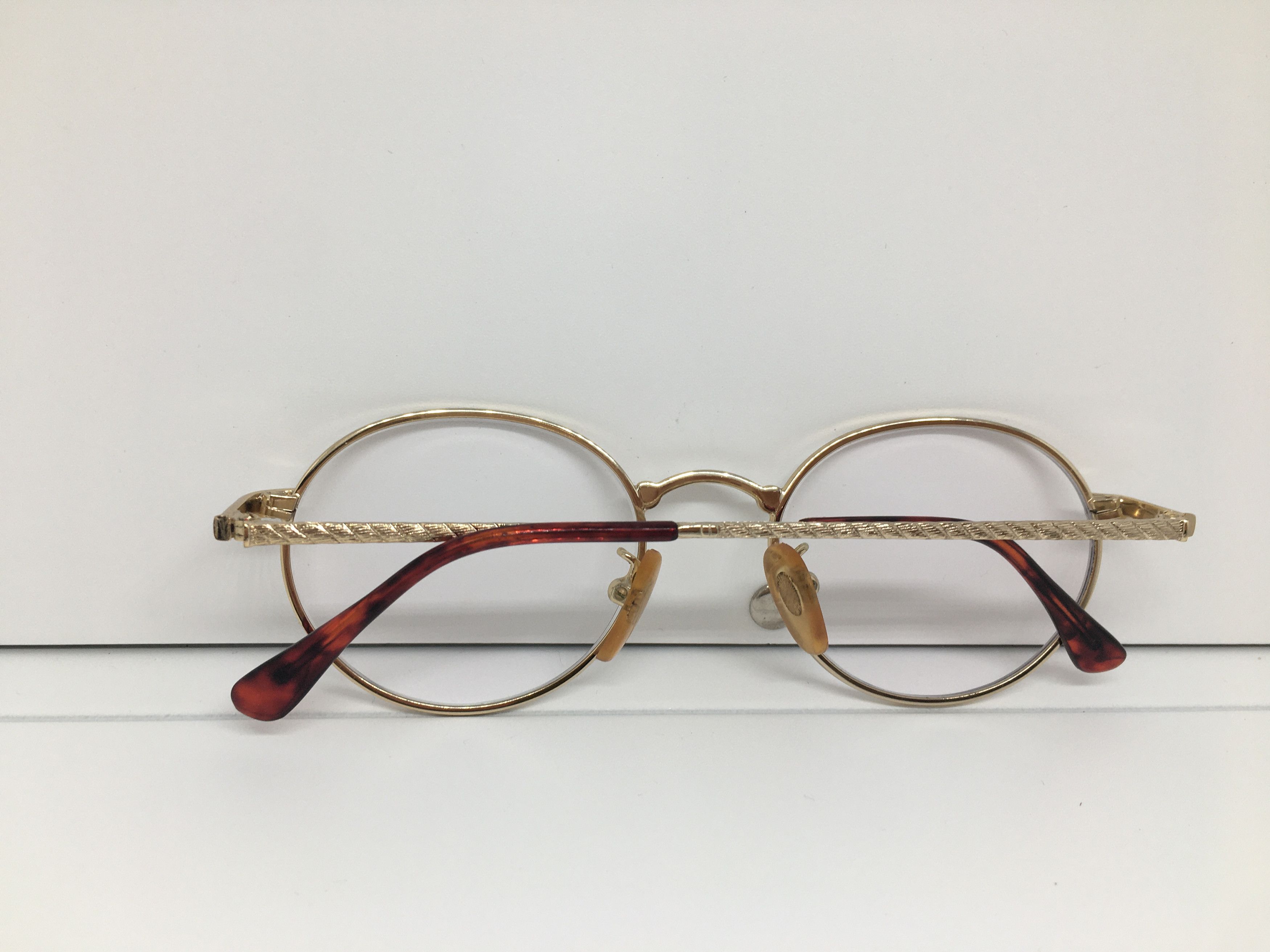 Vintage Vintage CARVO Gold Metal Eyeglasses Frame Size ONE SIZE - 7 Thumbnail