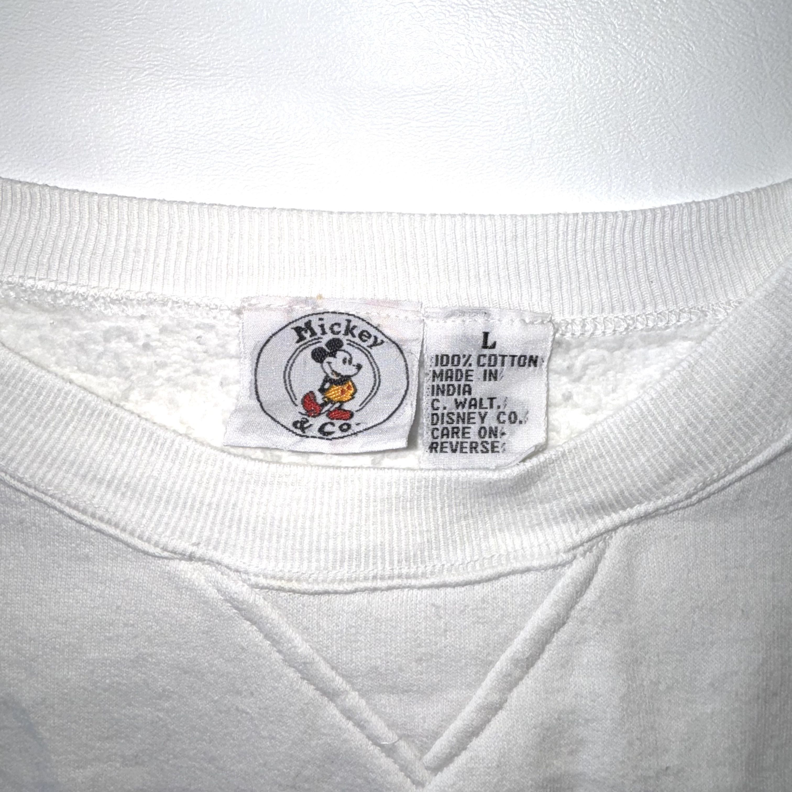 Mickey & Co. VTG Mickey's 1001 Hellos World Tour 1992 Sparkle Embroidered Size L / US 10 / IT 46 - 3 Thumbnail