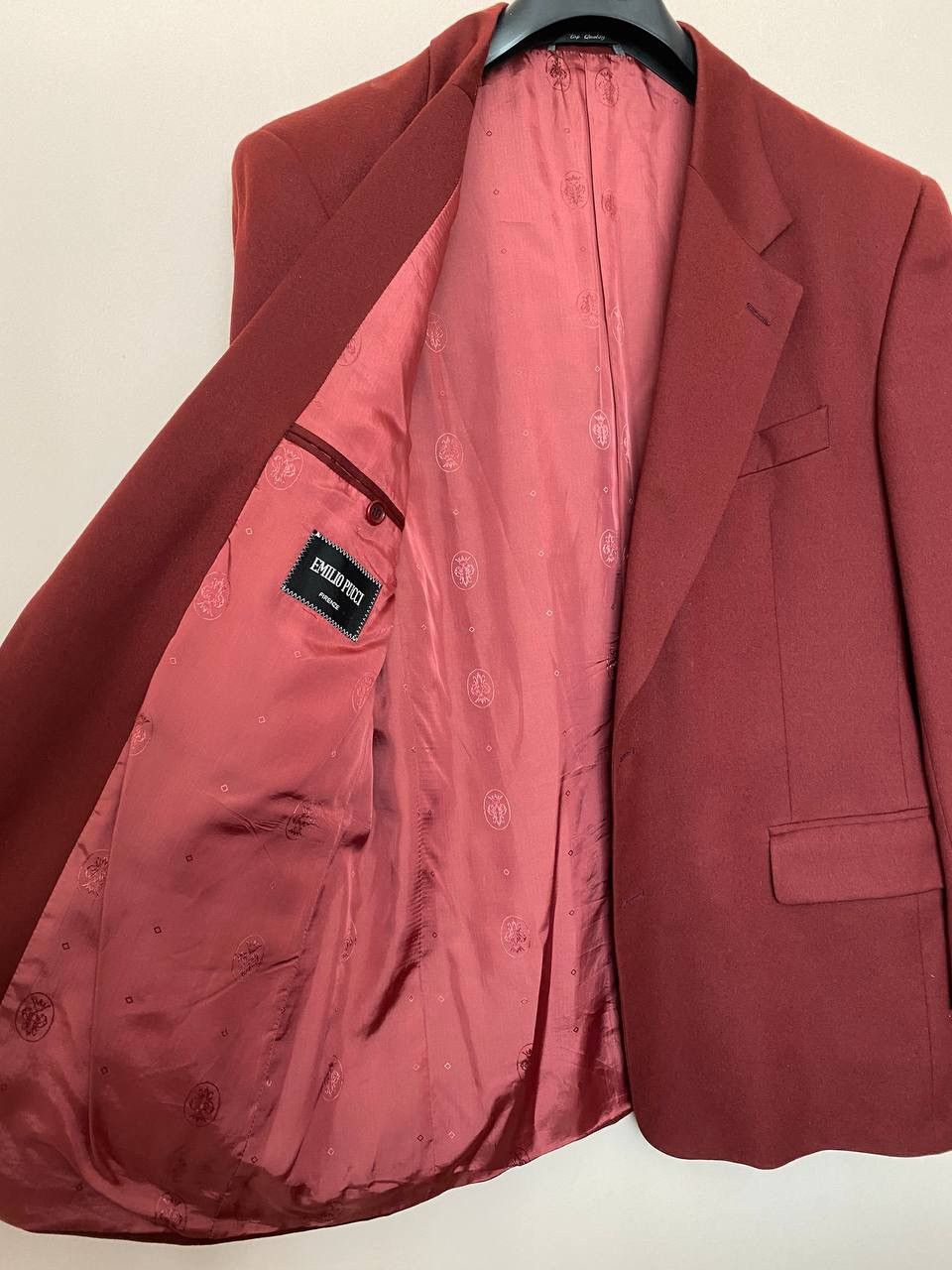 Designer 🔥Emilio Pucci Blazer Sport Coat Jacket luxury Size 50R - 7 Thumbnail
