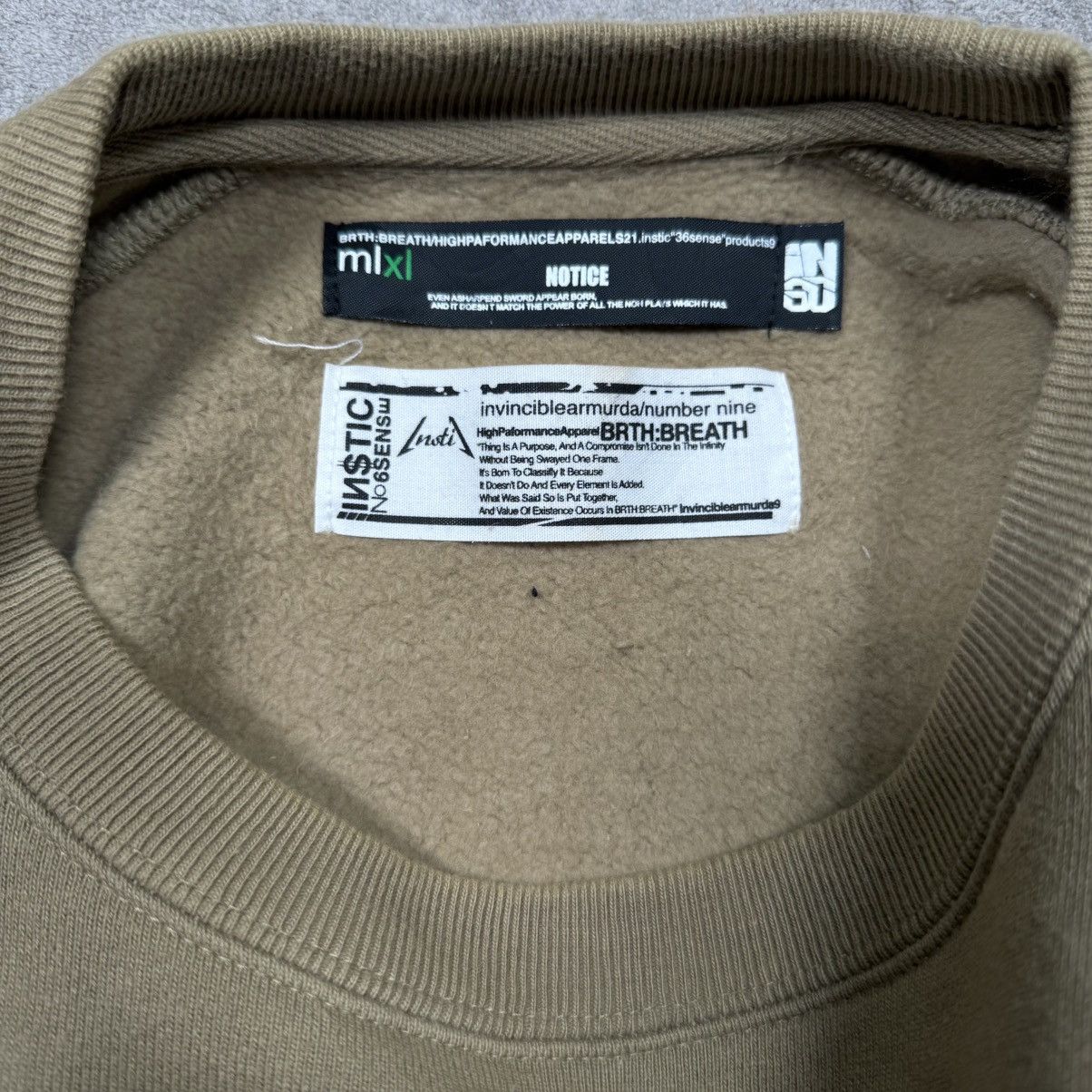 Japanese Brand Invincivlearmurda x Number nine * Kaos 99 - 00s Sweatshirt Size US XL / EU 56 / 4 - 10 Thumbnail