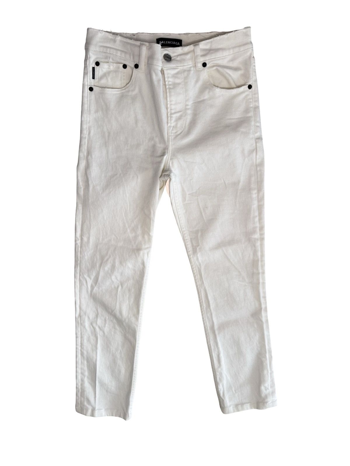 【BALENCIAGA】デニムジーンズ ホワイト Balenciaga Balenciaga Dirty White Jeans | Grailed