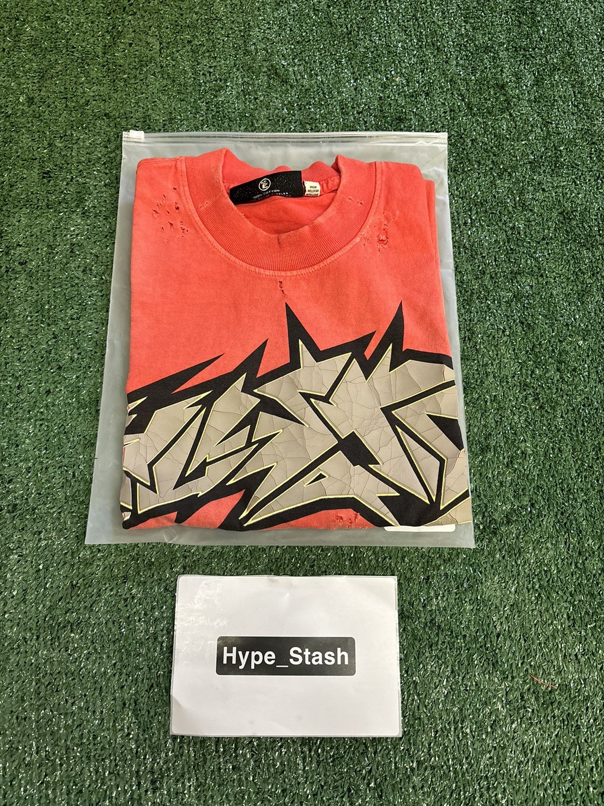 HELLSTAR Hellstar Red Crack Print Tee Size US S / EU 44-46 / 1 - 7 Thumbnail