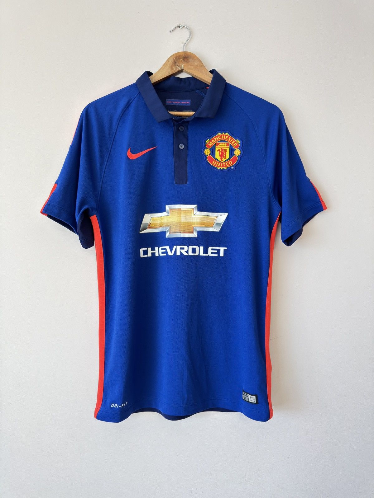 Nike Manchester United 2014-2015 Third Soccer Jersey Shirt Kit Size US S / EU 44-46 / 1 - 1 Thumbnail