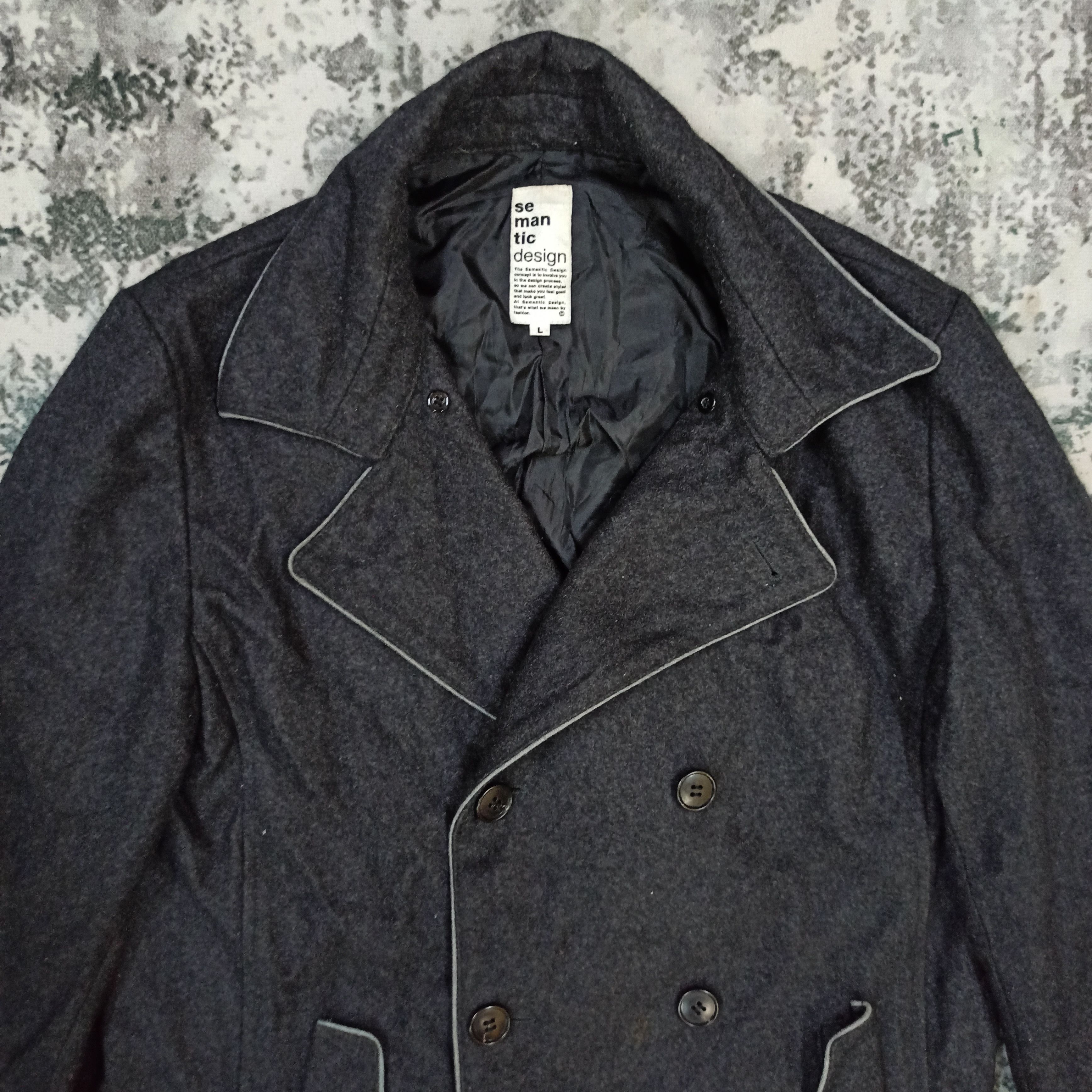 semanticdesign Semantic Design Double-Breasted Jacket - Size L Size US L / EU 52-54 / 3 - 3 Thumbnail