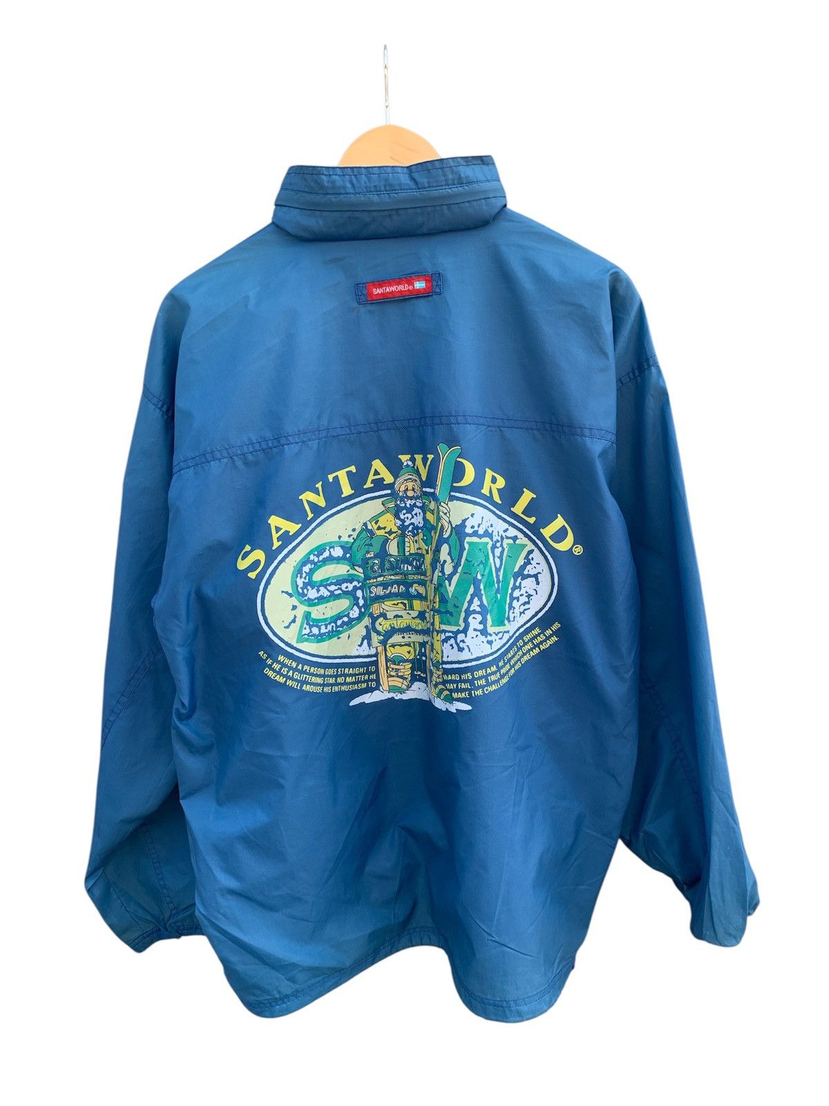 Japanese Brand Vintage SantaWorld 1984 Light Jacket Size US L / EU 52-54 / 3 - 2 Thumbnail