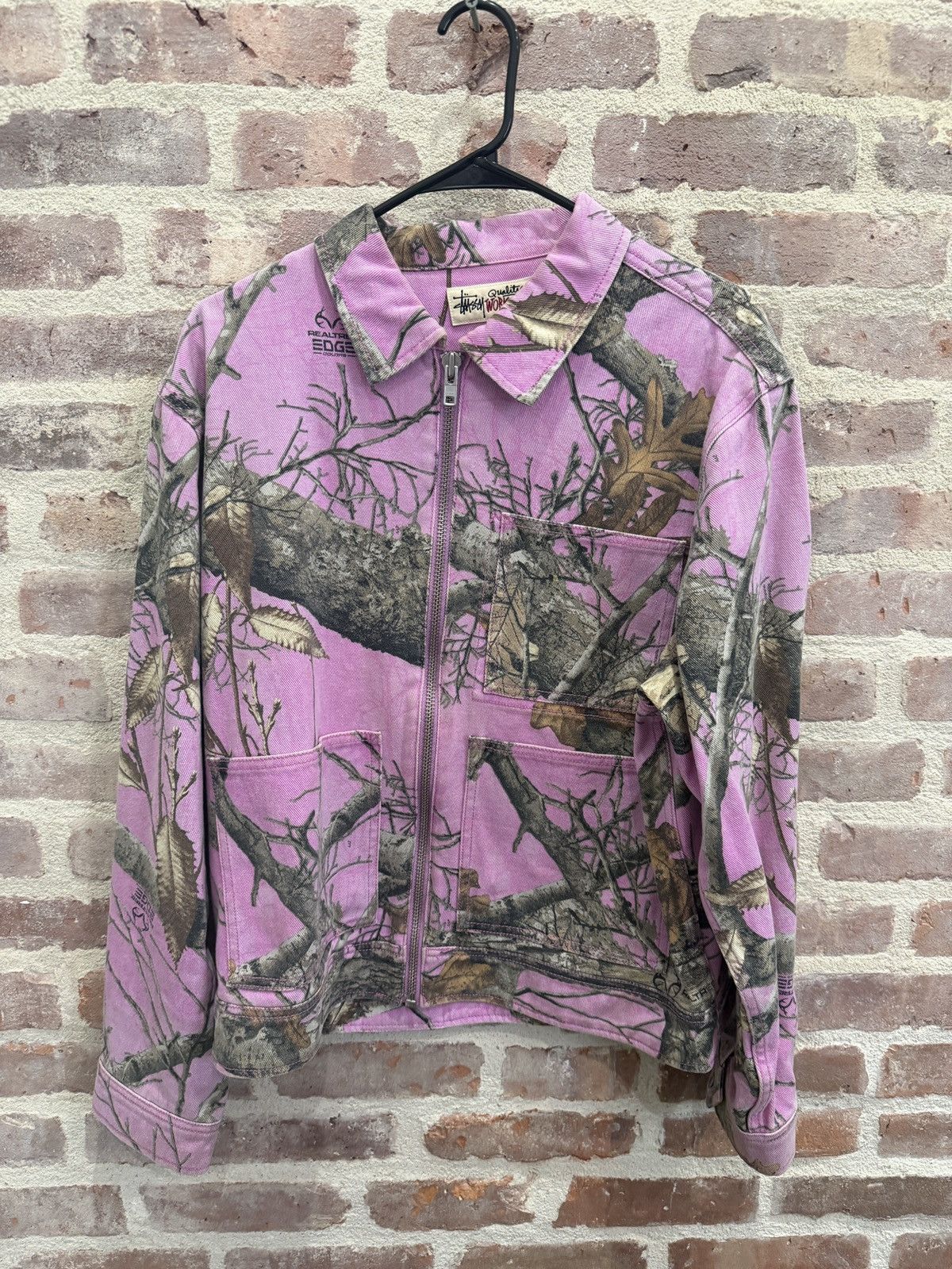 Stussy Stussy x Real Tree Denim Jacket Size US M / EU 48-50 / 2 - 1 Thumbnail