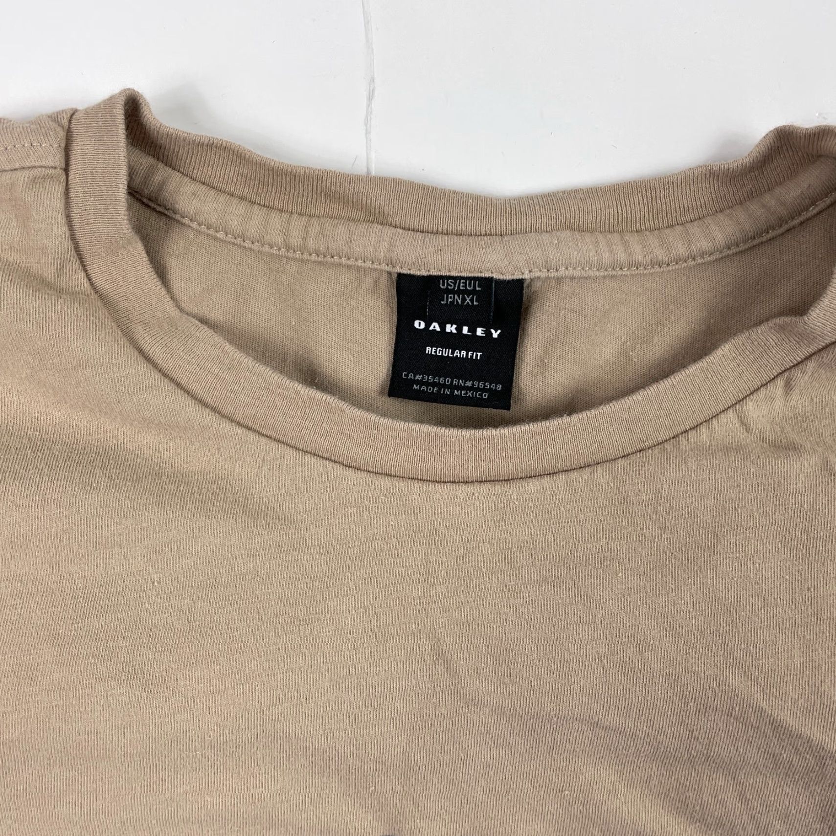 Oakley Oakley Shirt Men Large Beige Short Sleeve Skater Logo T-Shirt Size US L / EU 52-54 / 3 - 6 Thumbnail