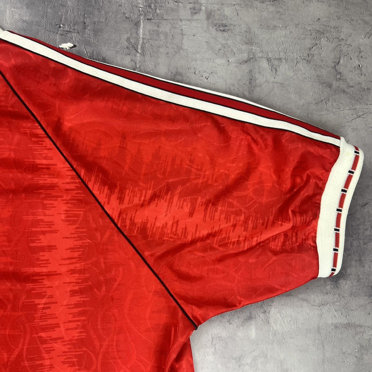 Adidas Rare! Manchester United Adidas 1990 Soccer Jersey Shirt Size US L / EU 52-54 / 3 - 19 Thumbnail