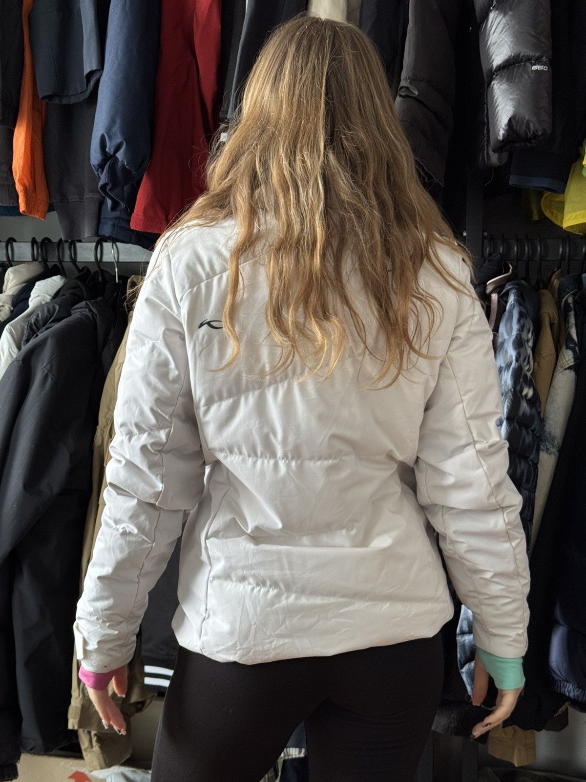 Designer × KJUS Kjus awesome white jacket ski Recco premium down Size M / US 6-8 / IT 42-44 - 4 Thumbnail