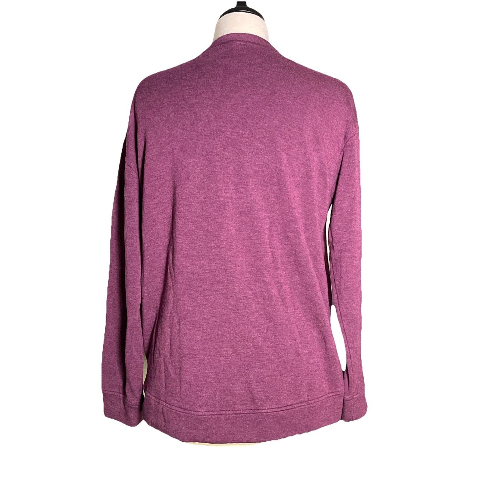 Orvis Orvis Women’s Sweatshirt Small Purple Pullover Long Sleeve Size S / US 4 / IT 40 - 4 Thumbnail