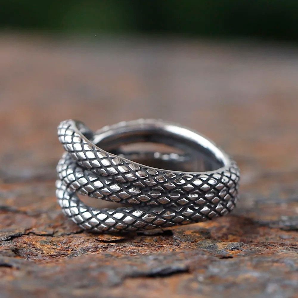 Jewelry 3D Snake Gothic Ring Size ONE SIZE - 3 Thumbnail