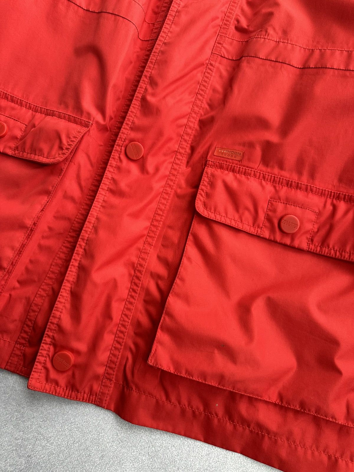 Paul & Shark × Vintage Vintage Paul & Shark Typhoon 20000 Red Windbreaker Jacket Size US L / EU 52-54 / 3 - 9 Thumbnail
