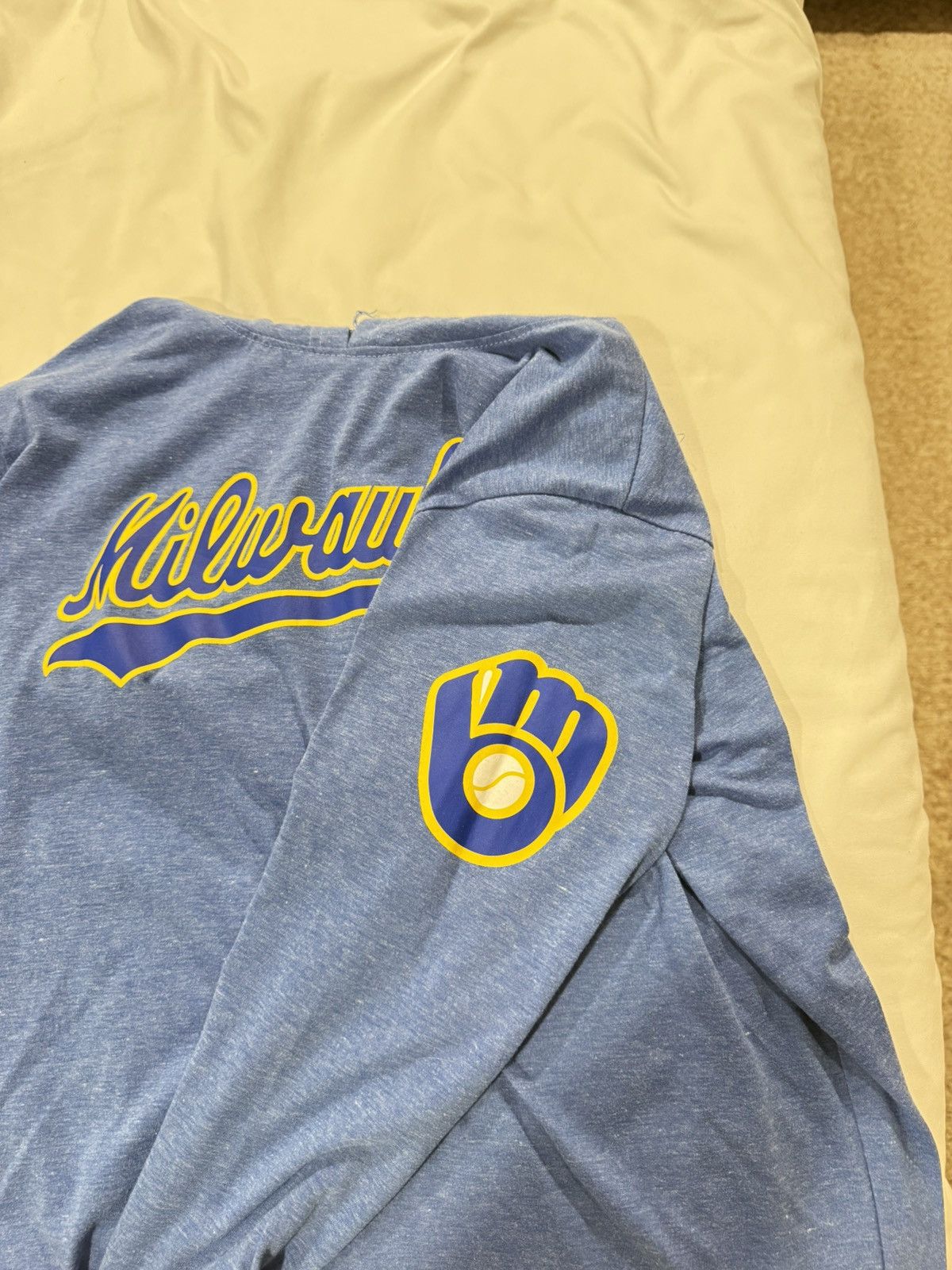 Other Light Blue Milwaukee Brewers SGA Thin Sweatshirt Size US M / EU 48-50 / 2 - 3 Thumbnail