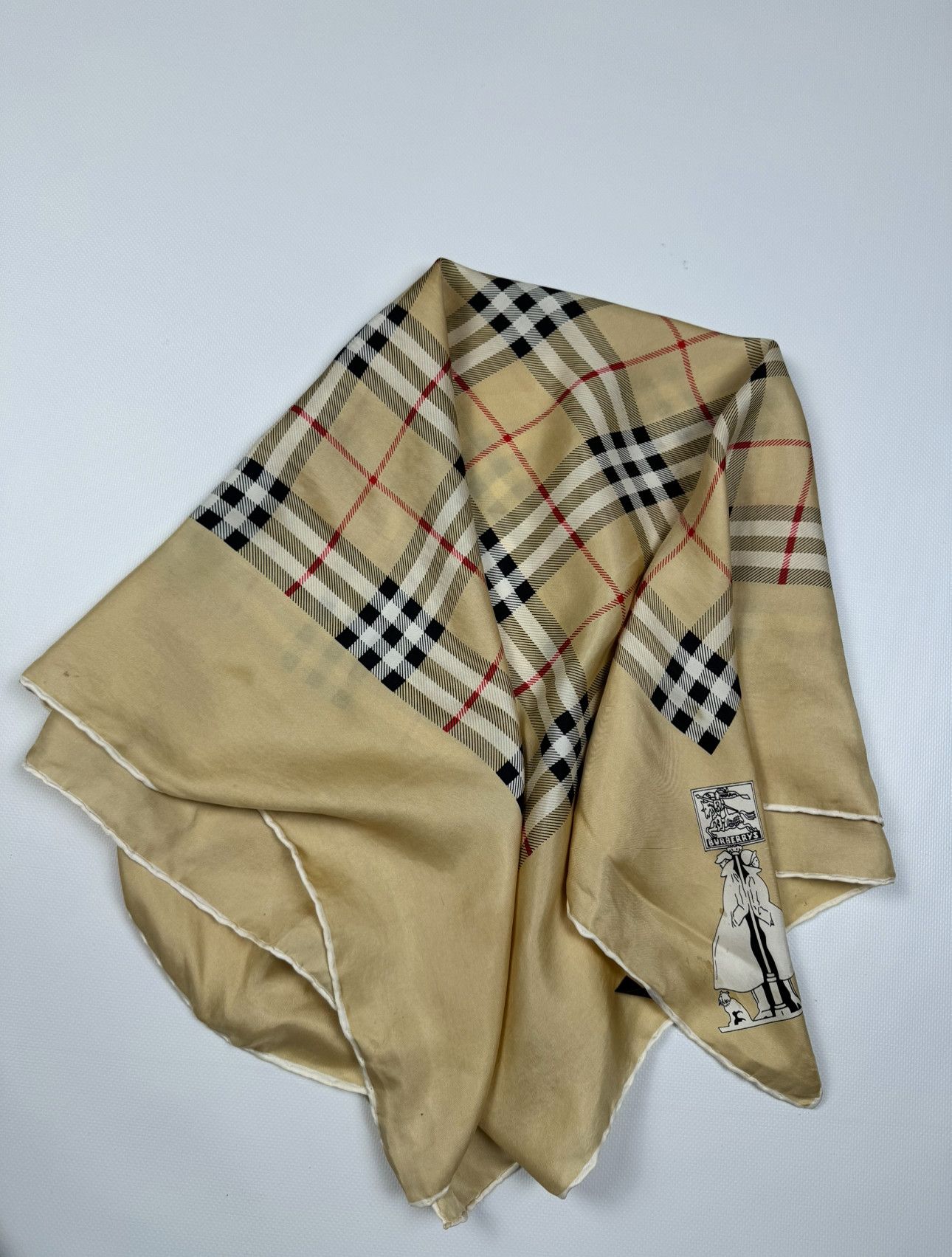 Burberry BURBERRY VINTAGE NOVA CHECK SILK SCARF Size ONE SIZE - 6 Thumbnail