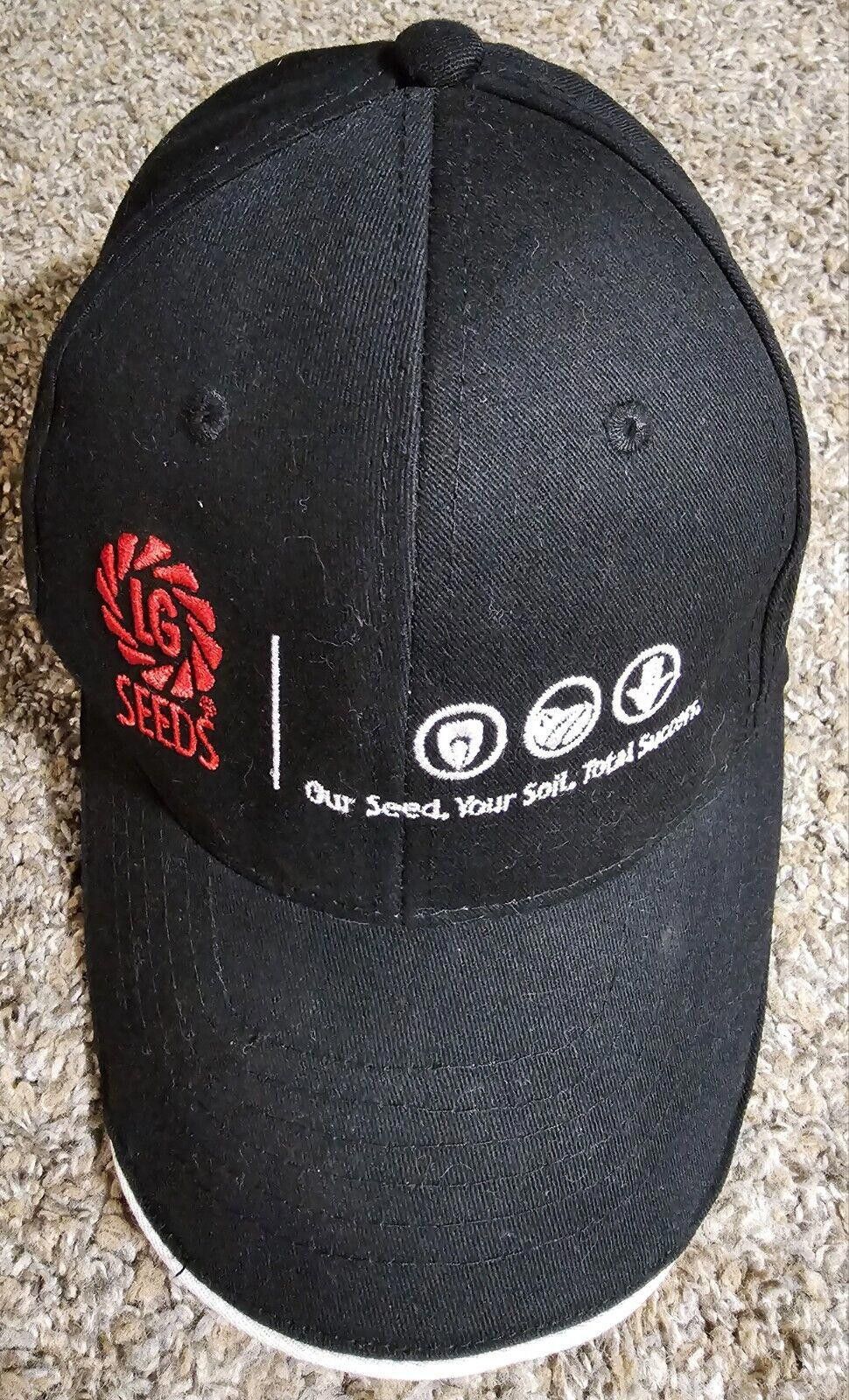 Designer LG Feed Seed Corn Baseball Strapback Hat OSFM Black Red Size ONE SIZE - 2 Thumbnail