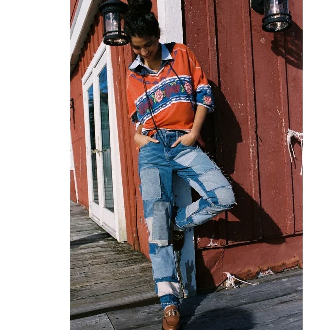 Free People New FREE PEOPLE We The Free Bare With Me Jeans $298 SIZE 25 Size 25" / US 0 / IT 36 - 1 Thumbnail