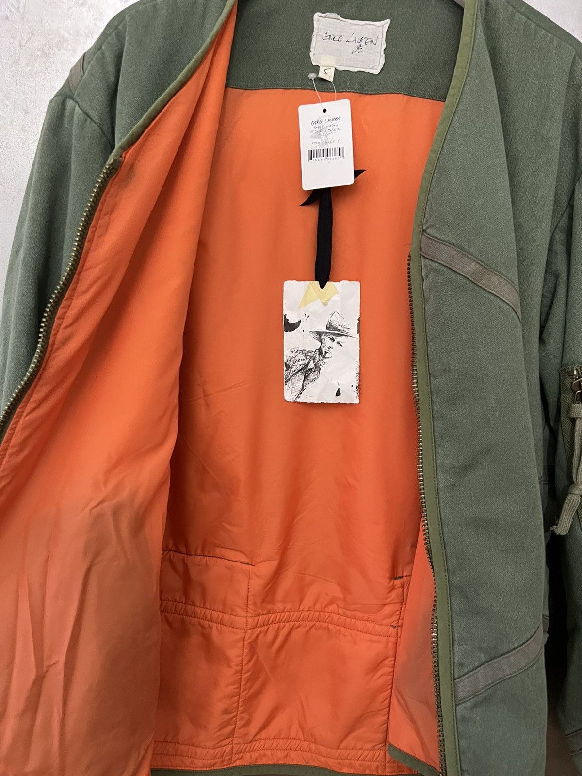 Greg Lauren Greg Lauren Reconstructed Military Cargo Bomber Size US XL / EU 56 / 4 - 5 Thumbnail