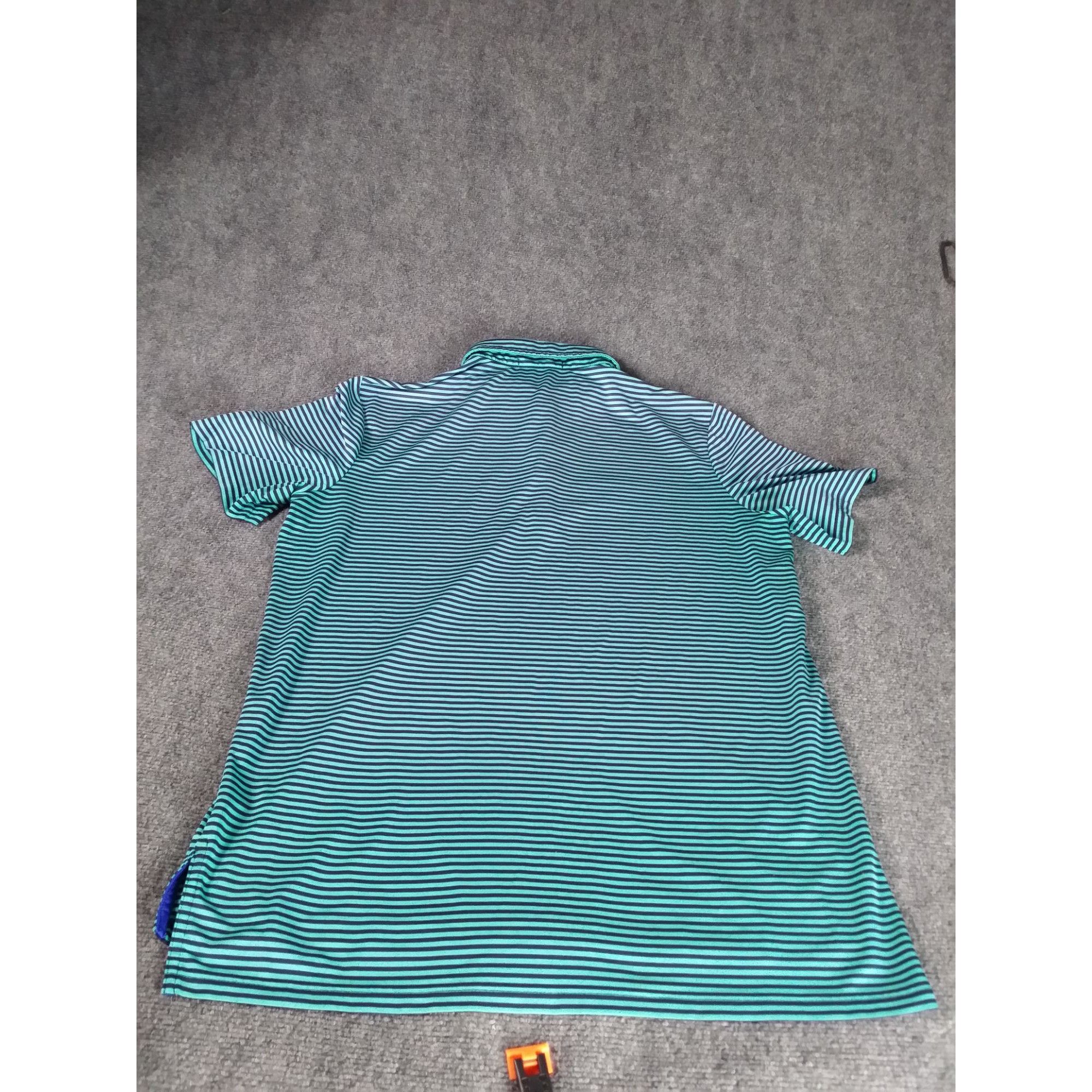 RLX Ralph Lauren RLX Ralph Lauren Polo Shirt Men Sz M Striped Blue Green Golf Size US M / EU 48-50 / 2 - 8 Thumbnail