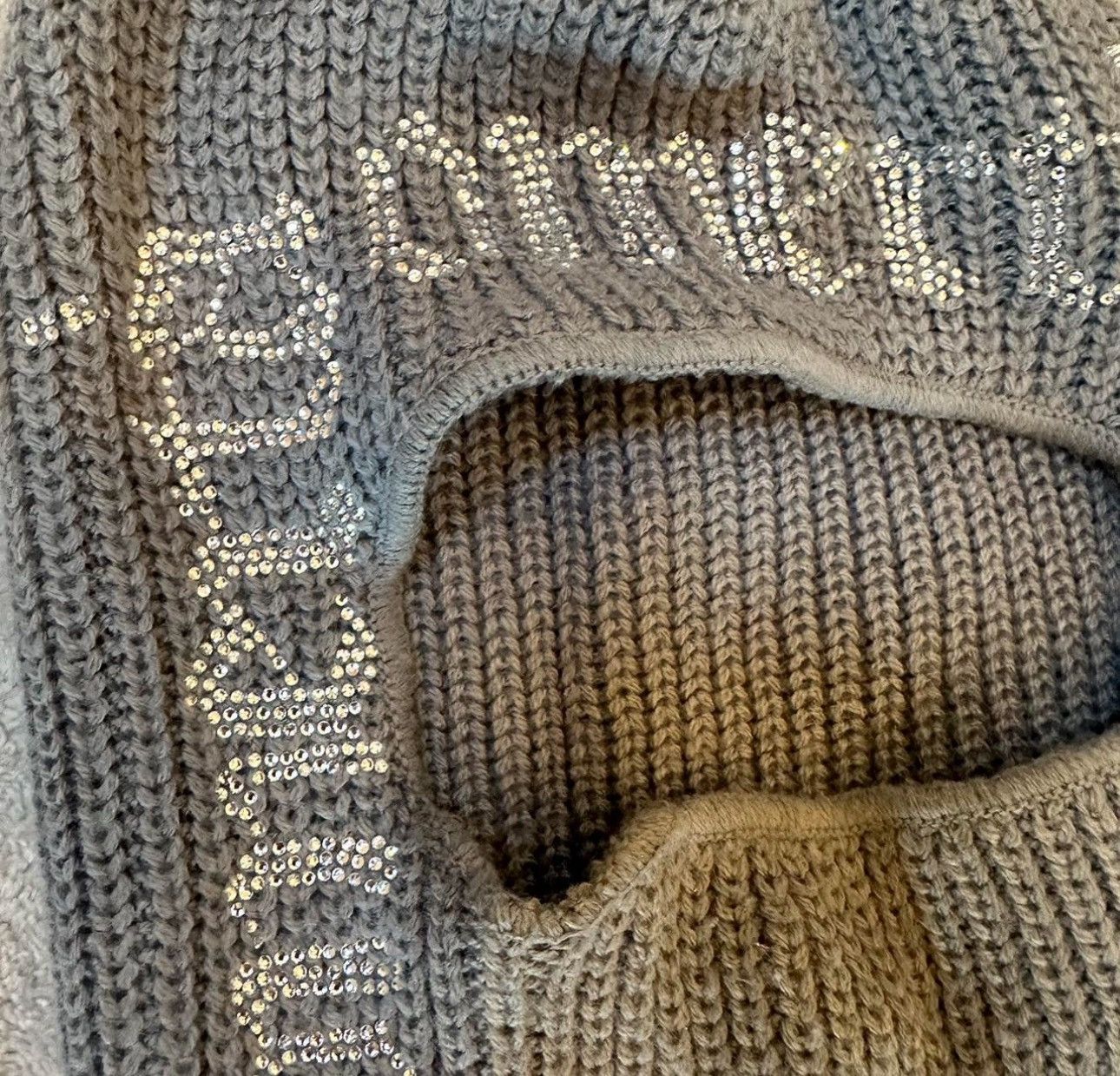 Other Omertá rhinestone gray ski mask Size ONE SIZE - 2 Thumbnail
