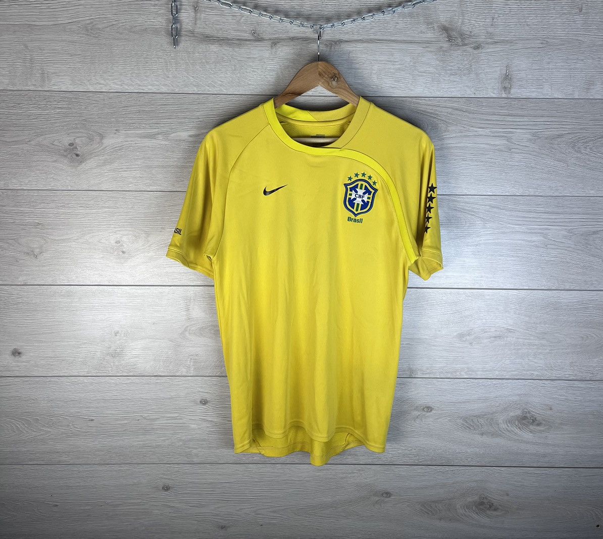 Nike Vintage men’s soccer jersey Nike Brazil 🇧🇷 size S dri-fit Size US S / EU 44-46 / 1 - 1 Thumbnail