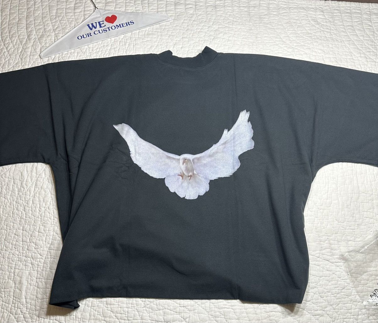 Balenciaga × Gap × Kanye West Yeezy Gap Black Crop Dove Tee/XL Size US XL / EU 56 / 4 - 1 Thumbnail