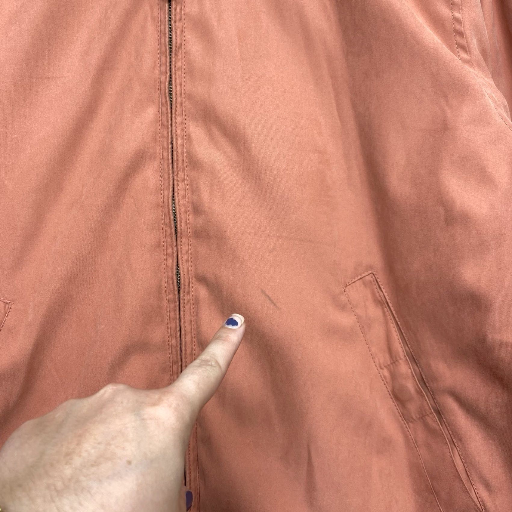 Peter Millar Peter Millar Jacket Mens Large Salmon Golf Windbreaker Performance Classic Fit Size US L / EU 52-54 / 3 - 4 Thumbnail