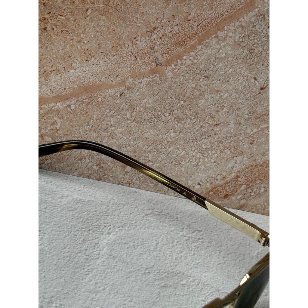 Gucci NEW Gucci GG1289S Gold Metal Aviator Sunglasses $505 Size ONE SIZE - 5 Thumbnail