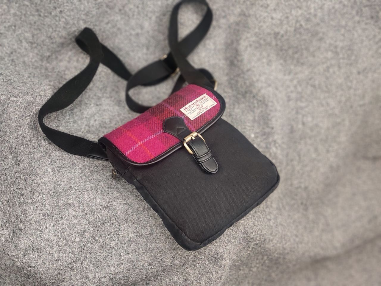 Harris Tweed Vintage Harris Tweed compact messenger bag over the shoulder Size ONE SIZE - 9 Thumbnail