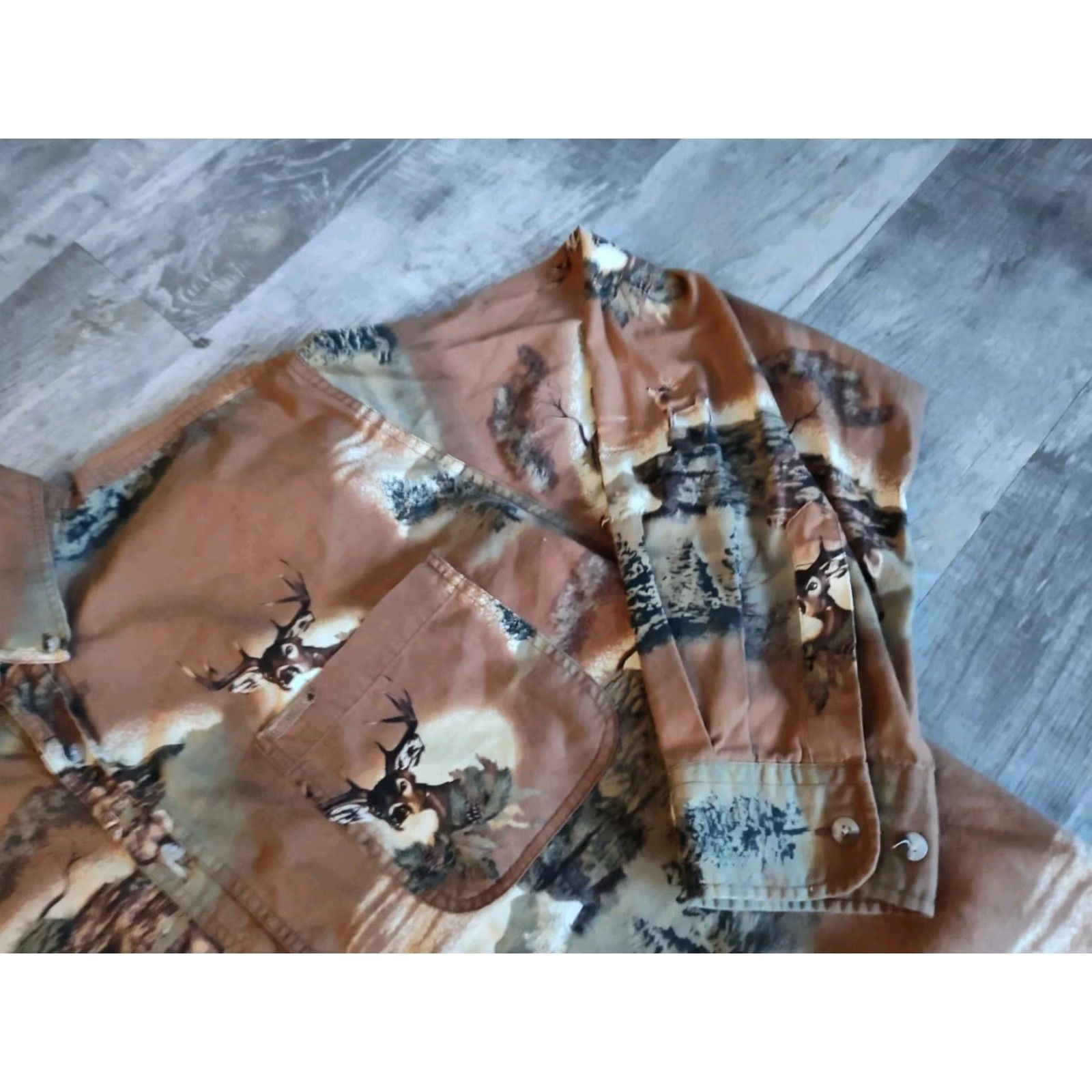 Alife VINTAGE Outdoor Life Flannel Shirt Mens L Camouflage Deer Hunting Long Sleeve Button-Up Size US L / EU 52-54 / 3 - 4 Thumbnail