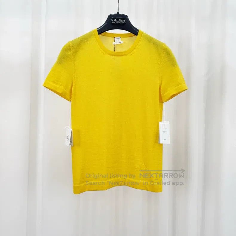 Hermes Hermes Lattice Letter H Cashmere Knit Short-sleeve Size XXS / US 00 / IT 34 - 1 Thumbnail