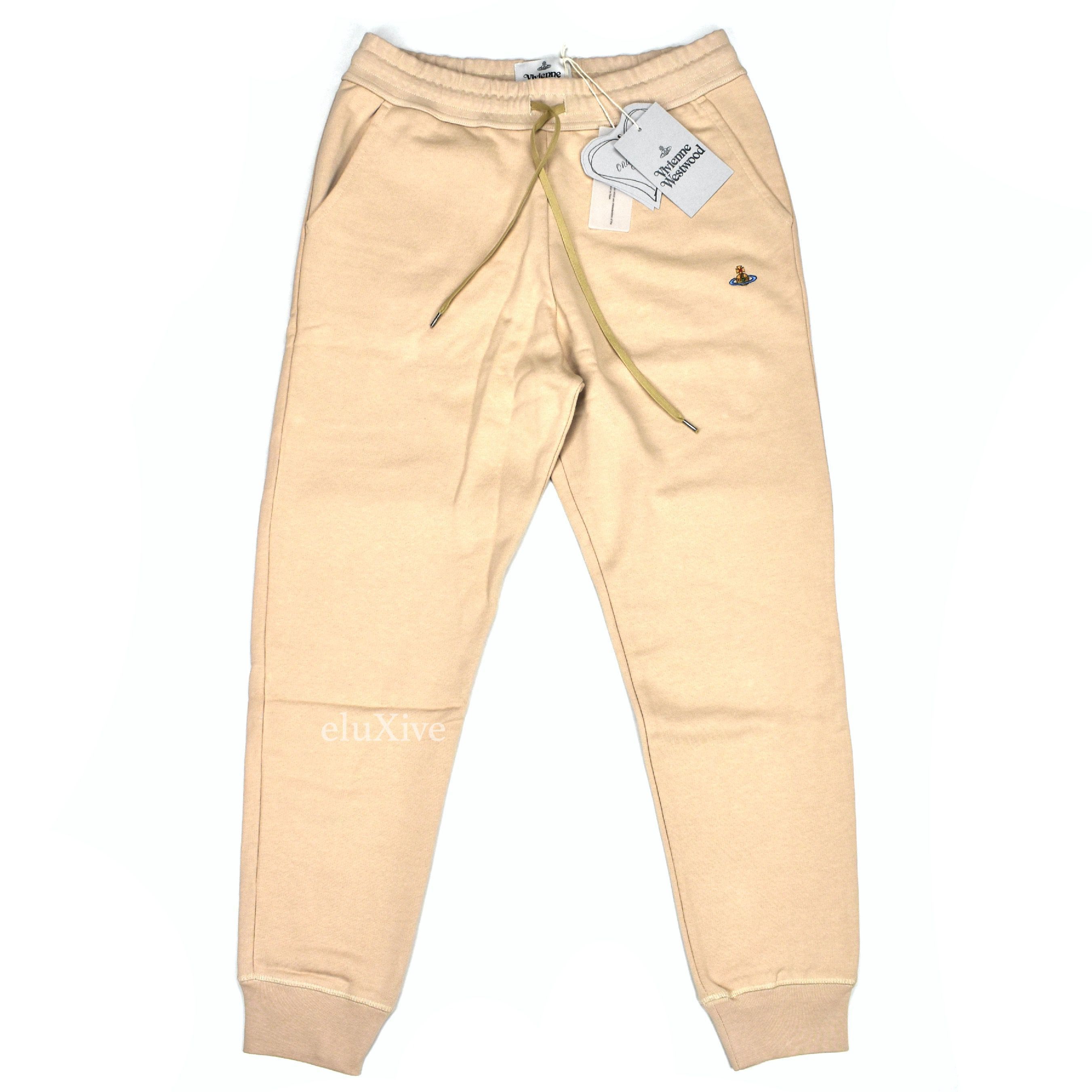 Vivienne Westwood Vivienne Westwood Beige Orb Logo Jogger Pants Sweatpants NWT Size US 32 / EU 48 - 1 Preview