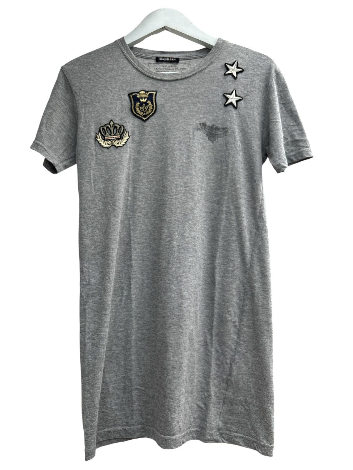 Balmain SS12 Post Decarnin Patch T-shirt Size US XS / EU 42 / 0 - 1 Thumbnail