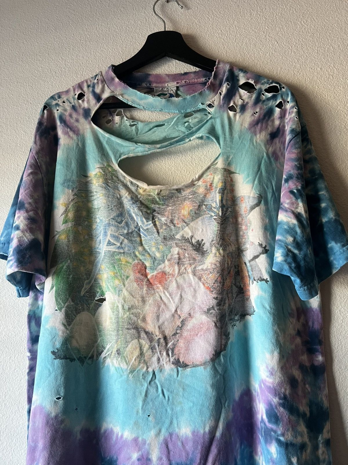 Liquid Blue × Vintage Vintage Thrashed Liquid Blue Fairy T-Shirt Size US L / EU 52-54 / 3 - 9 Thumbnail