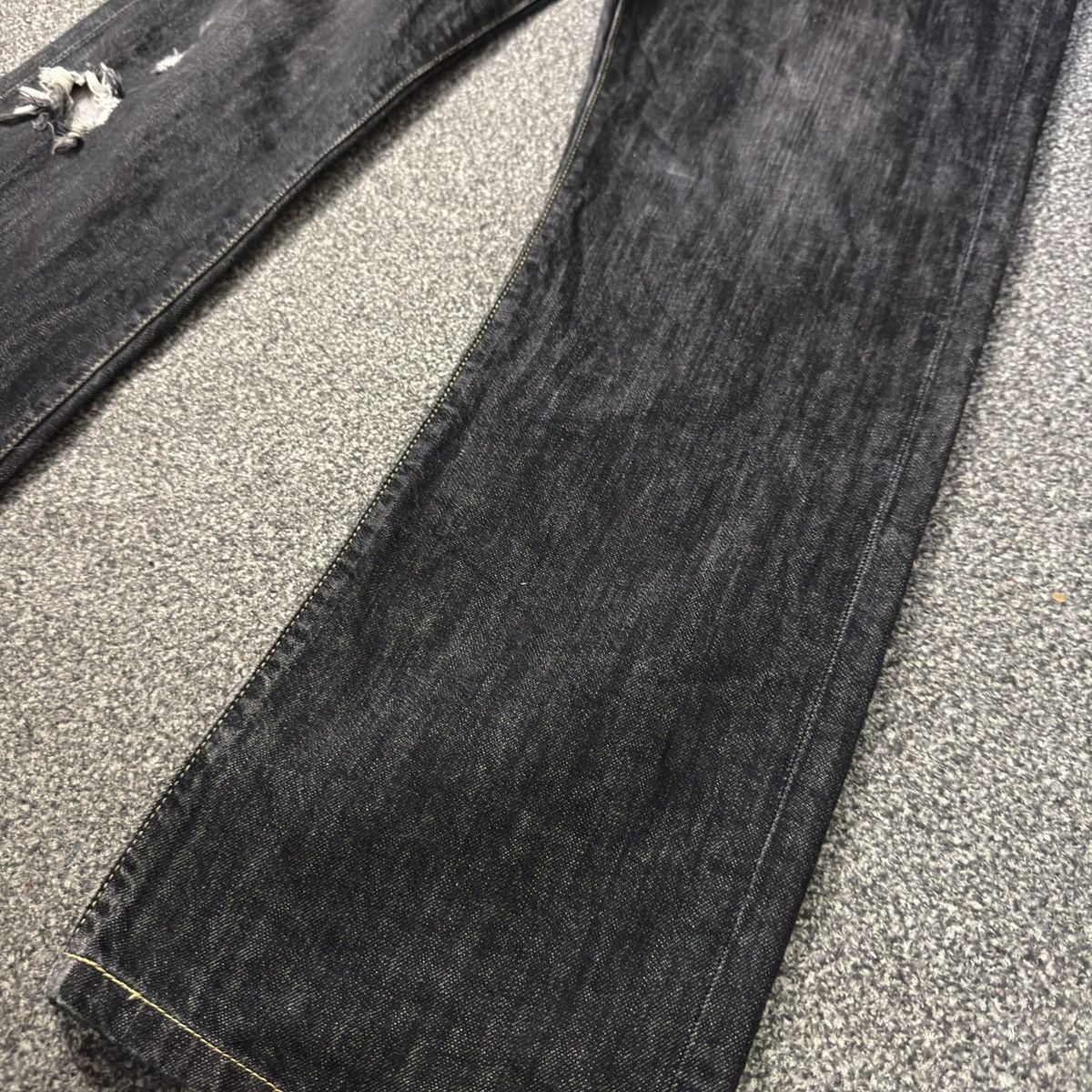 Undercover × Uniqlo 🔥🇯🇵 Vintage 90s Black Jeans Uniqlo UJ S002 Size US 33 - 6 Thumbnail