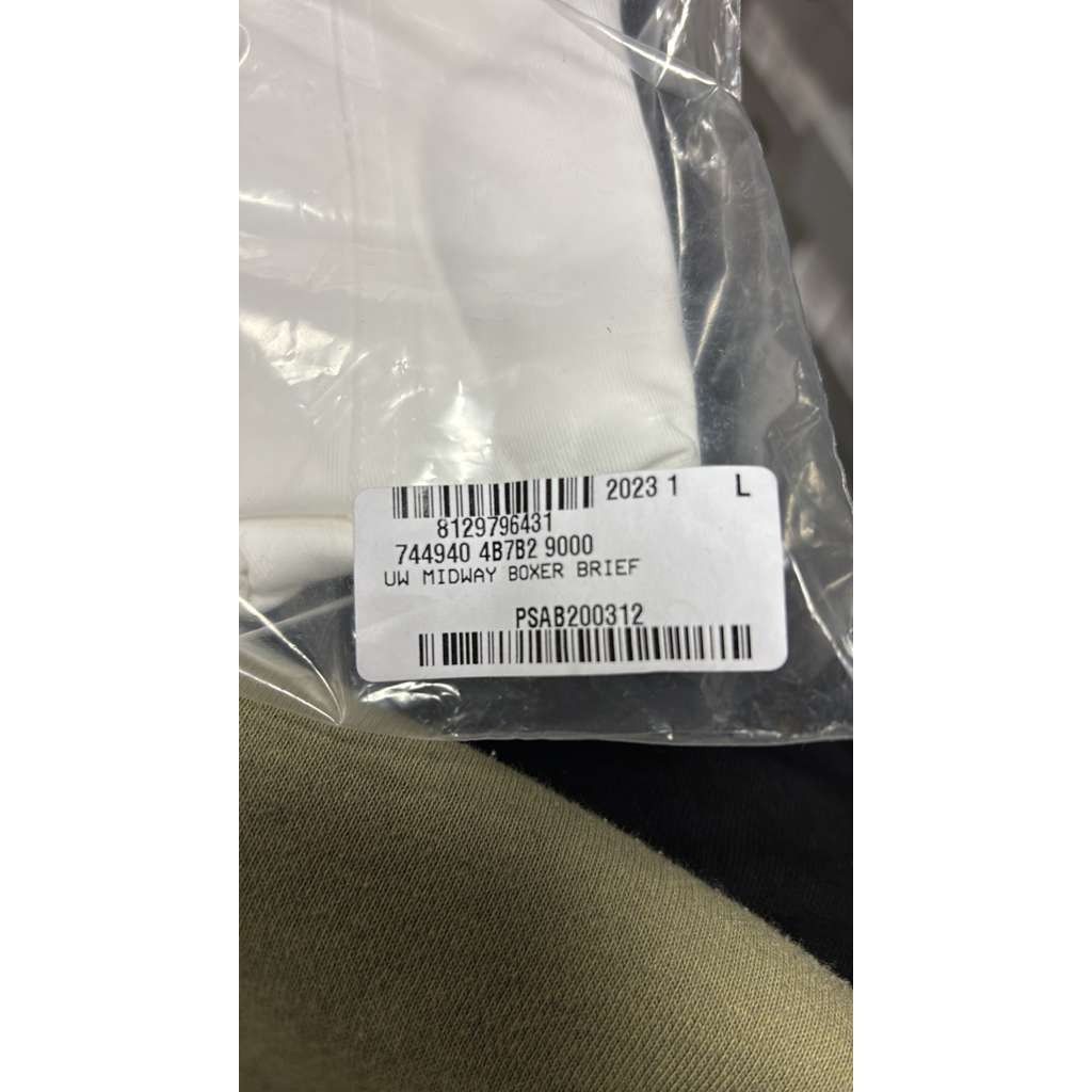 Balenciaga o1rshd1 Q:2 / Size: L / Midway Boxer Brief Shorts in White Size US 34 / EU 50 - 20 Thumbnail