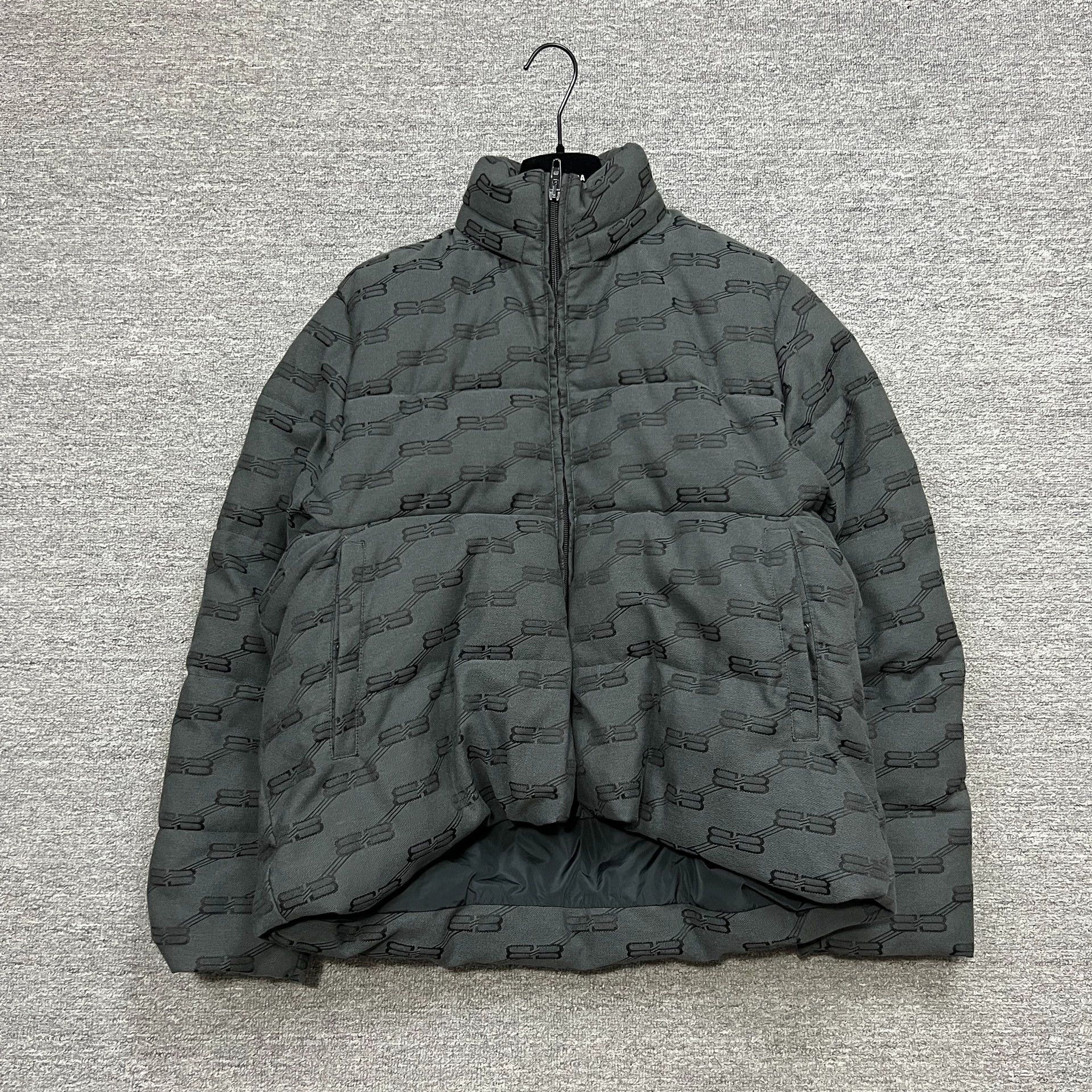 Balenciaga Balenciaga Double B Lock Printed Cotton Jacket Size US XS / EU 42 / 0 - 1 Thumbnail
