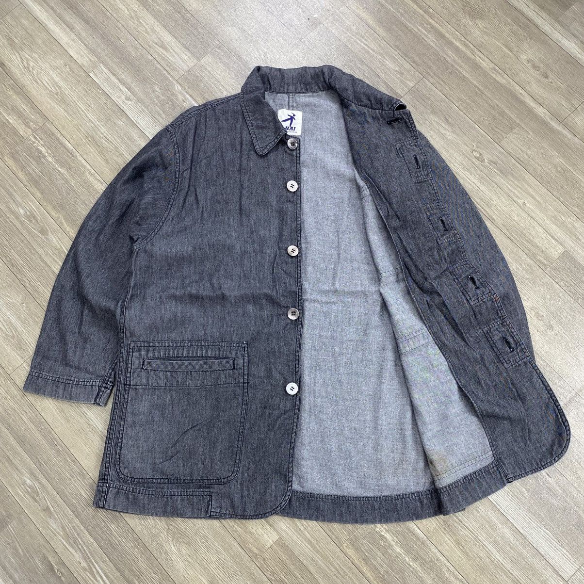 Hai Sporting Gear Vintage Hai Sporting Gear Issey Miyake Soft Denim Jacket Size US L / EU 52-54 / 3 - 12 Thumbnail