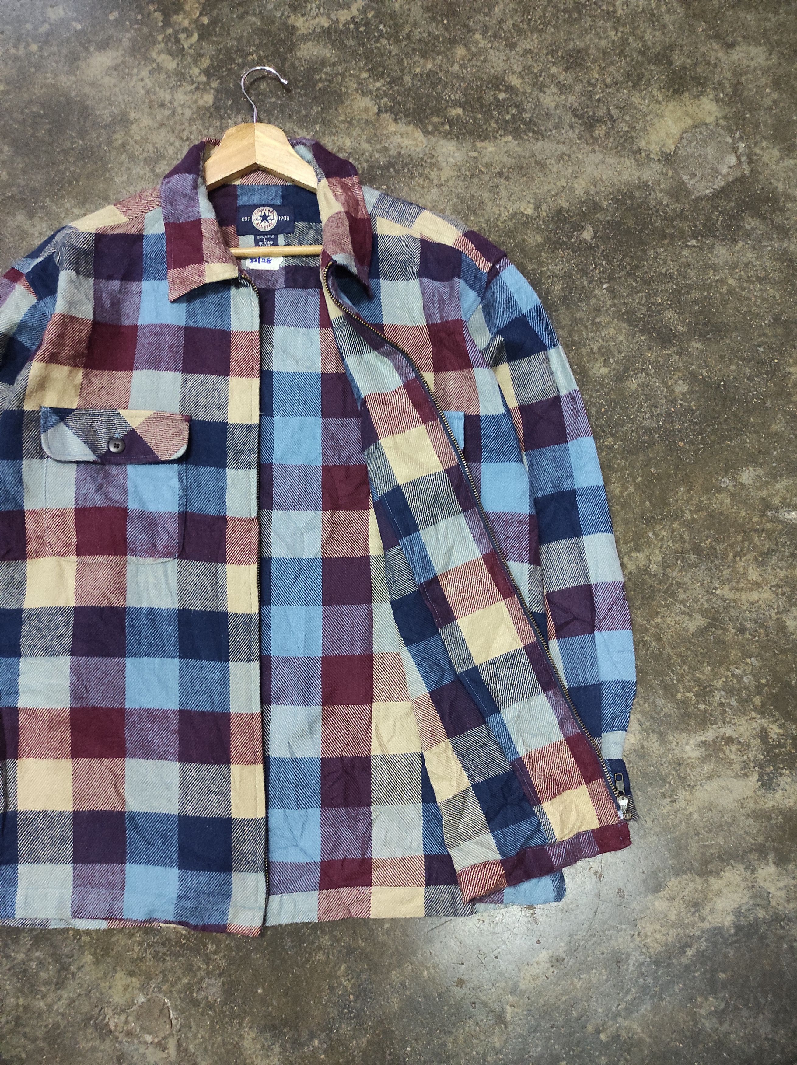 Converse CONVERSE VTG PLAID JACKET WORKERS Size US L / EU 52-54 / 3 - 2 Thumbnail