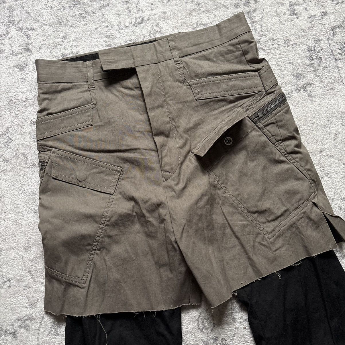 Rick Owens Rick Owens x Swamp God Hybrid Dust Layered Pants | Size 30 Size US 30 / EU 46 - 4 Thumbnail