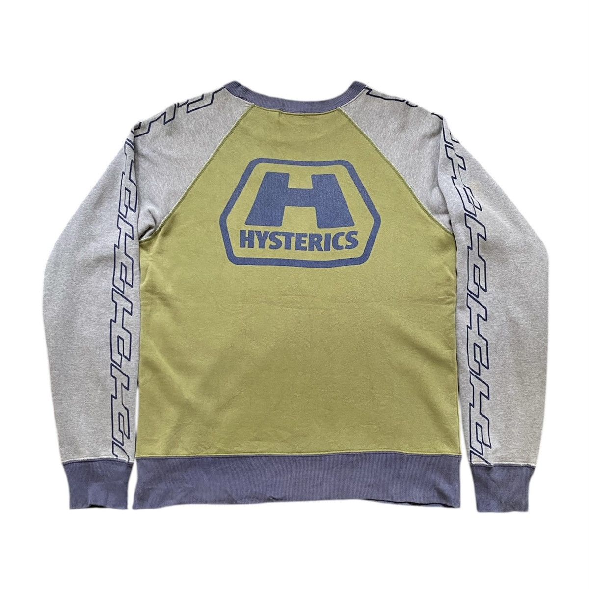 Hysteric Glamour 90's RARE Hysteric Glamour Big Logo Raglan Sweatshirt Size US M / EU 48-50 / 2 - 6 Thumbnail